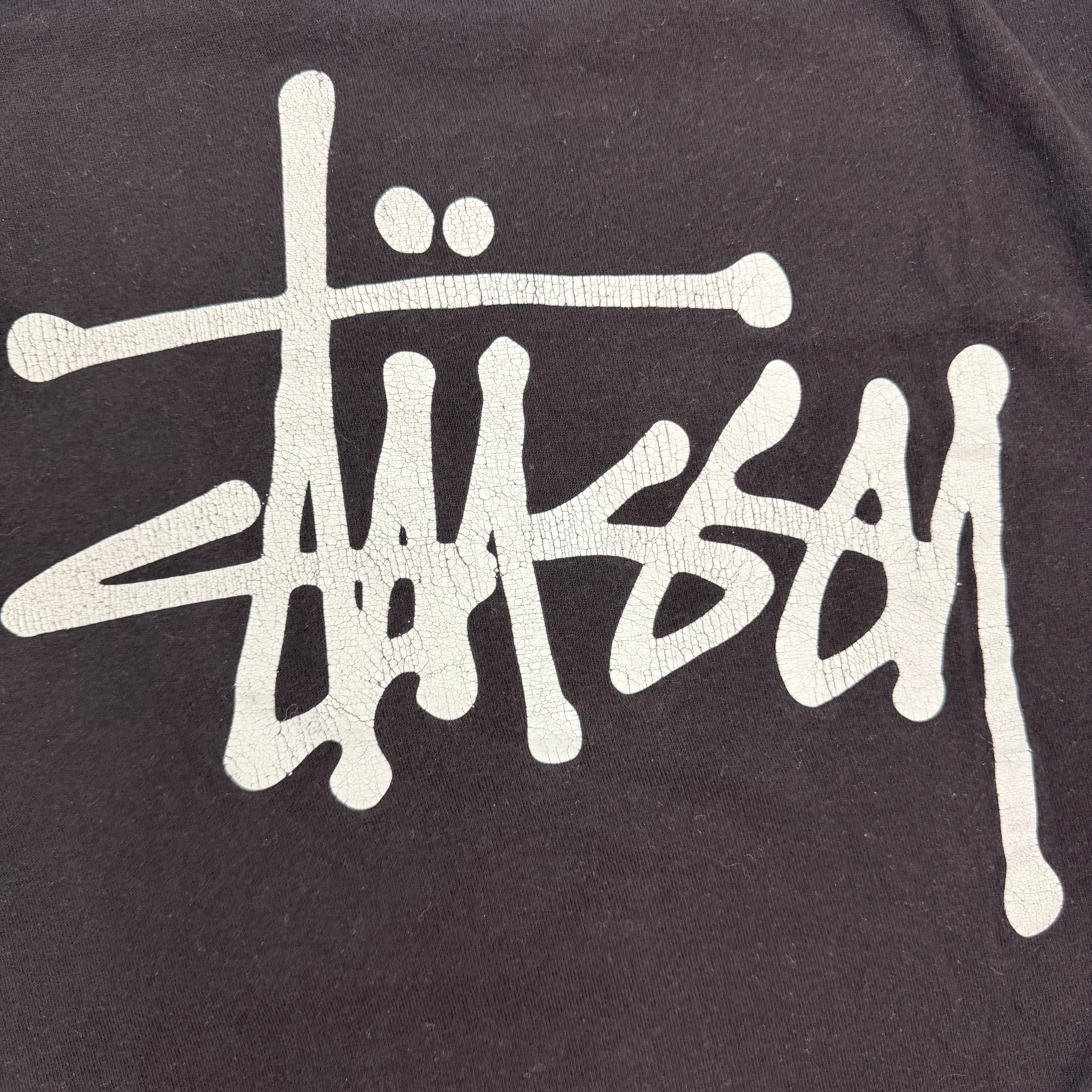 Vintage Stussy Basic Longsleeve Shirt Black