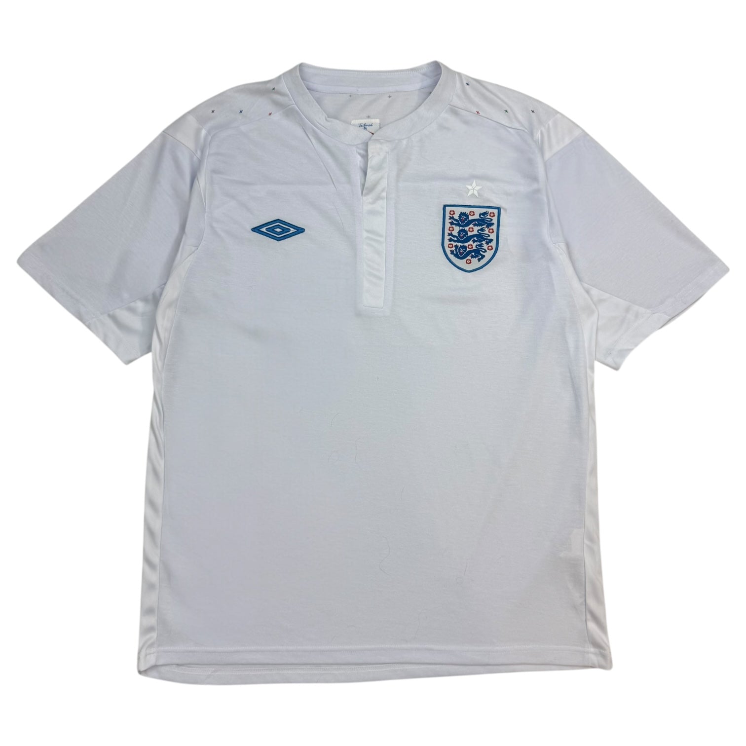 Vintage Umbro England National Team Soccer Jersey White