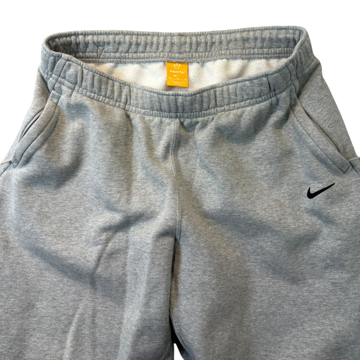 Nike Nocta Fleece CS Open Hem Sweatpants Grey