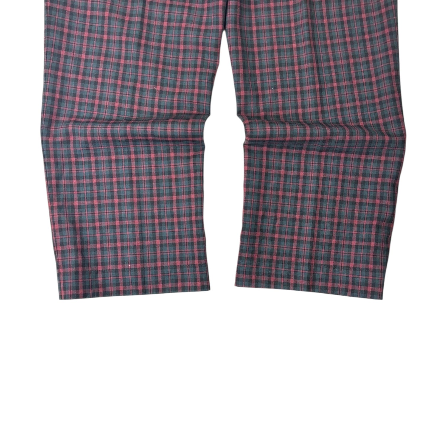 Balenciaga Plaid Dress Pant Red/Grey