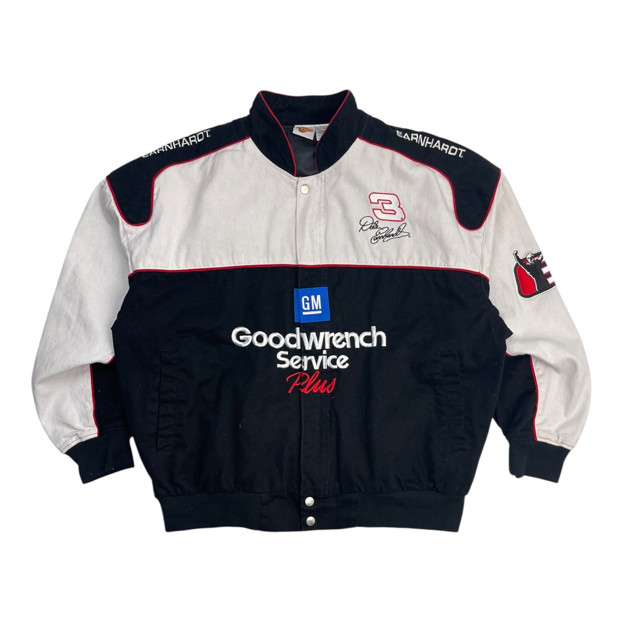Vintage Dale Earnhardt ‘The Intimidator’ Racing Jacket Black/White