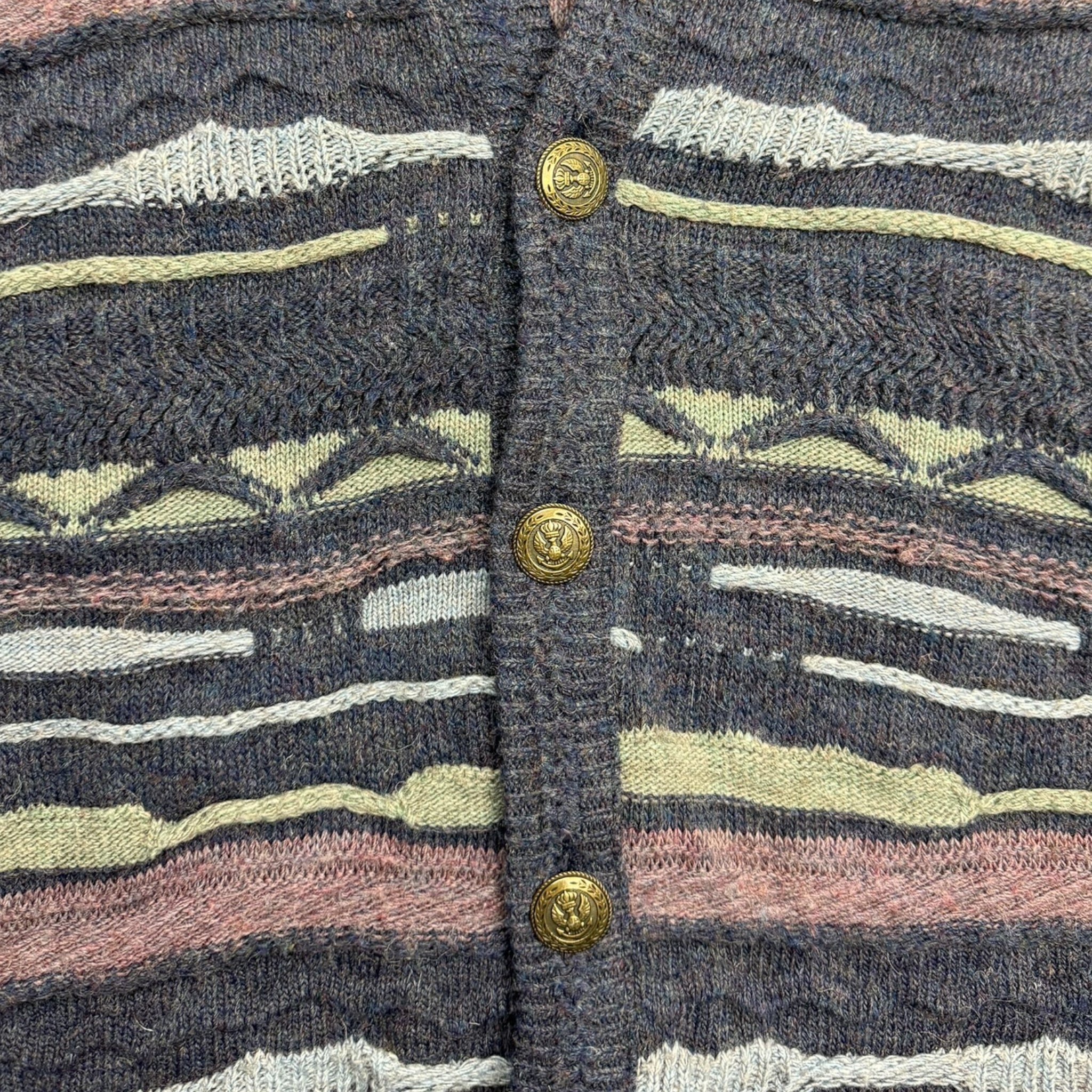 Vintage Laurent Cerrer 3D Cardigan Knit