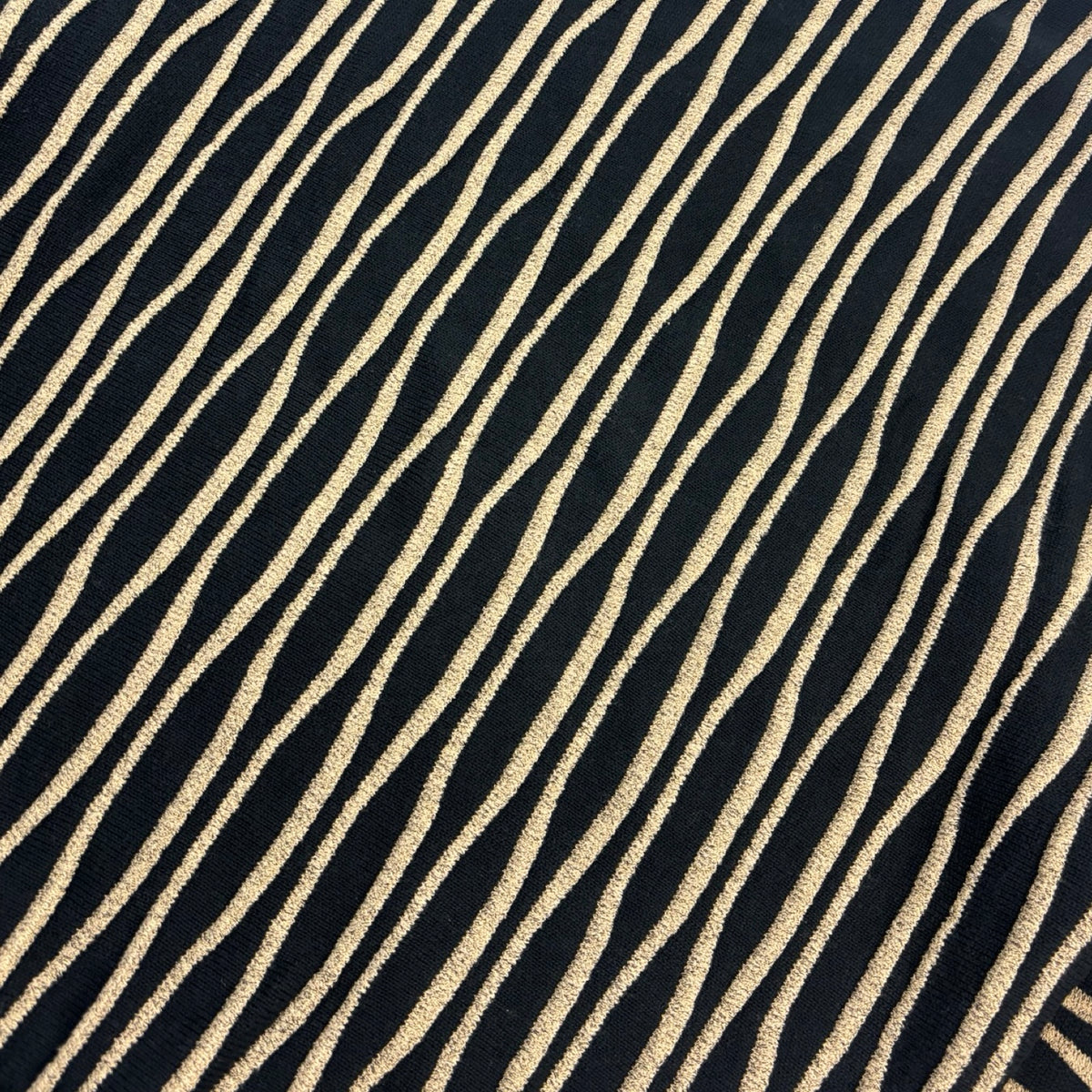 Vintage Tosani 3D Knit Sweater Abstract Beige/Black