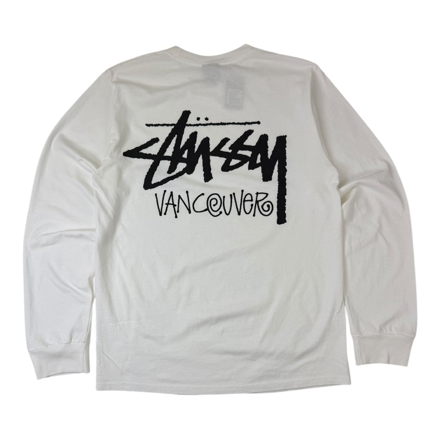 Stussy Vancouver Chapter Long Sleeve Shirt White