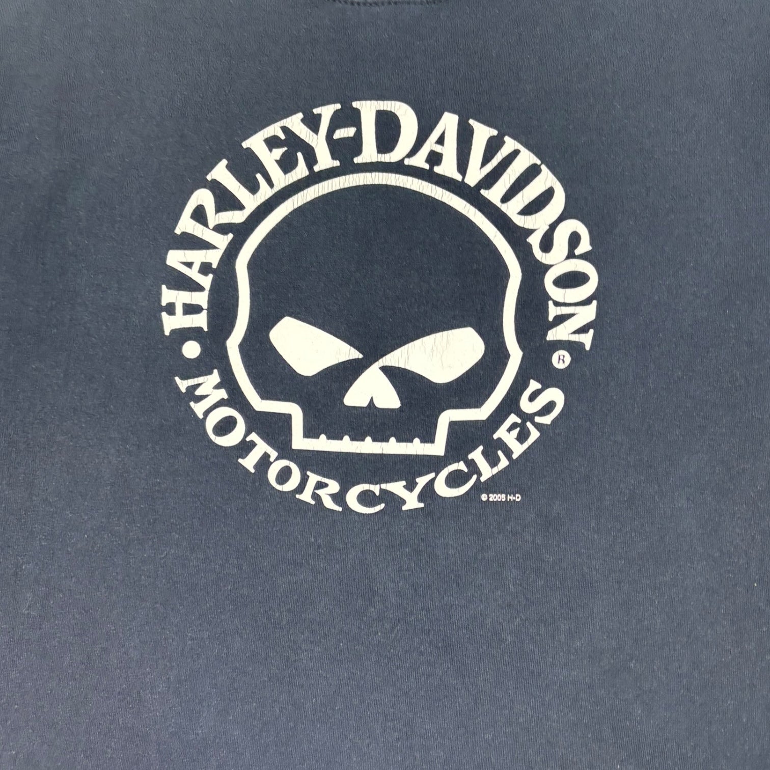 2005 Harley Davidson of Langley, BC Skull Longsleeve Black