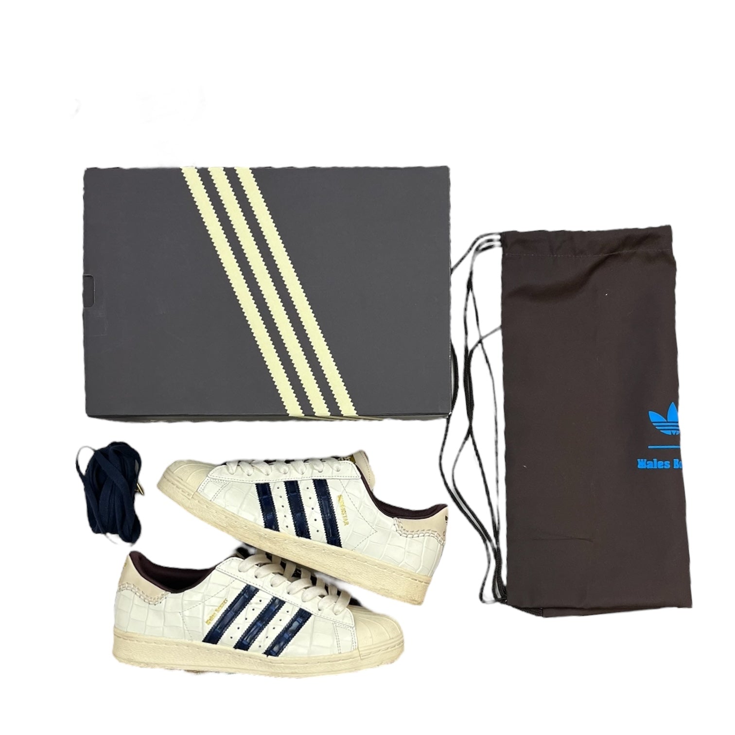 Adidas X Wales Bonner Superstar White Crocodile (Used)