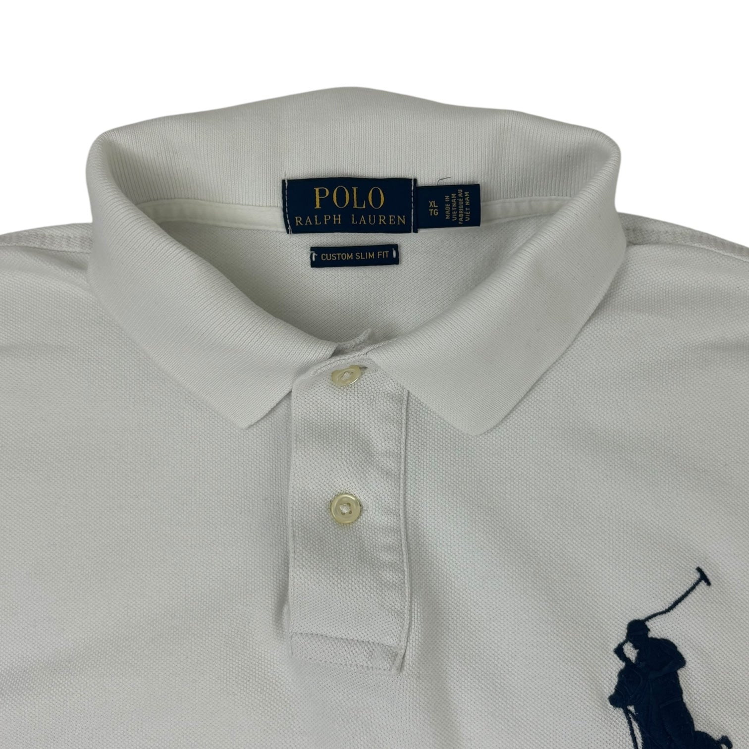 Polo Ralph Lauren Pique Big Pony Polo T-Shirt White