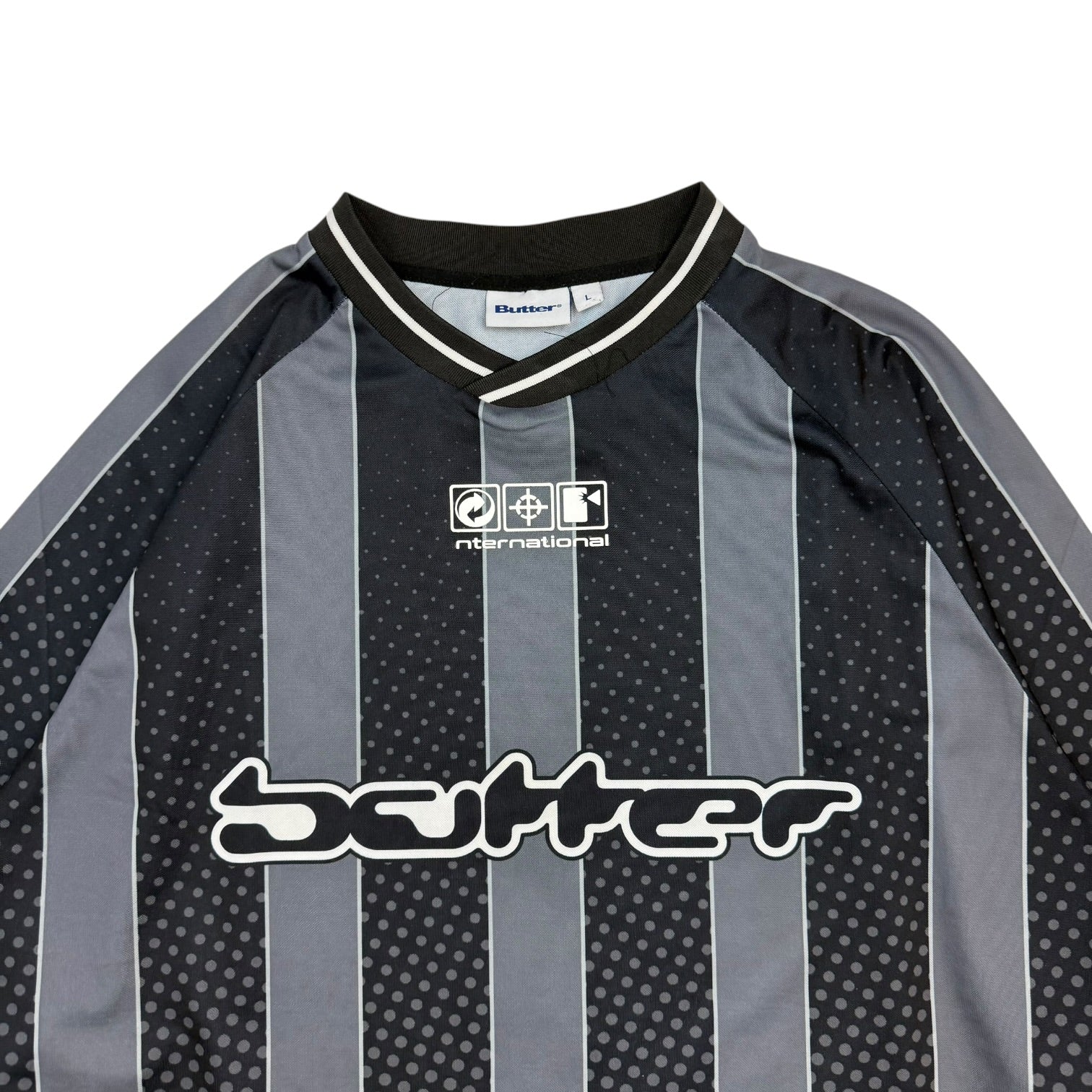 Butter Goods Corrosive LS Jersey Black/Grey