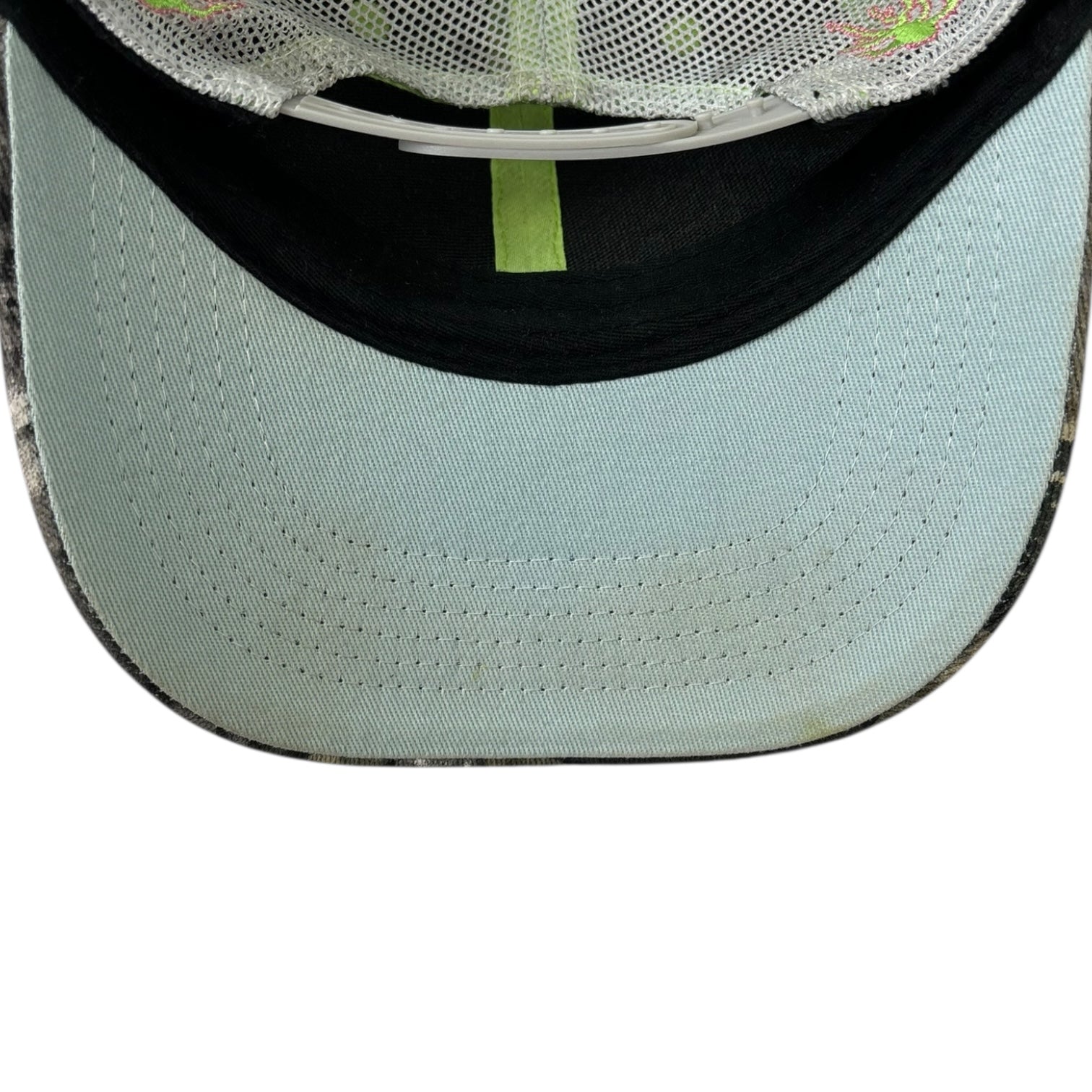 b.Eautiful Biyu Trucker StrapBack Hat Camo