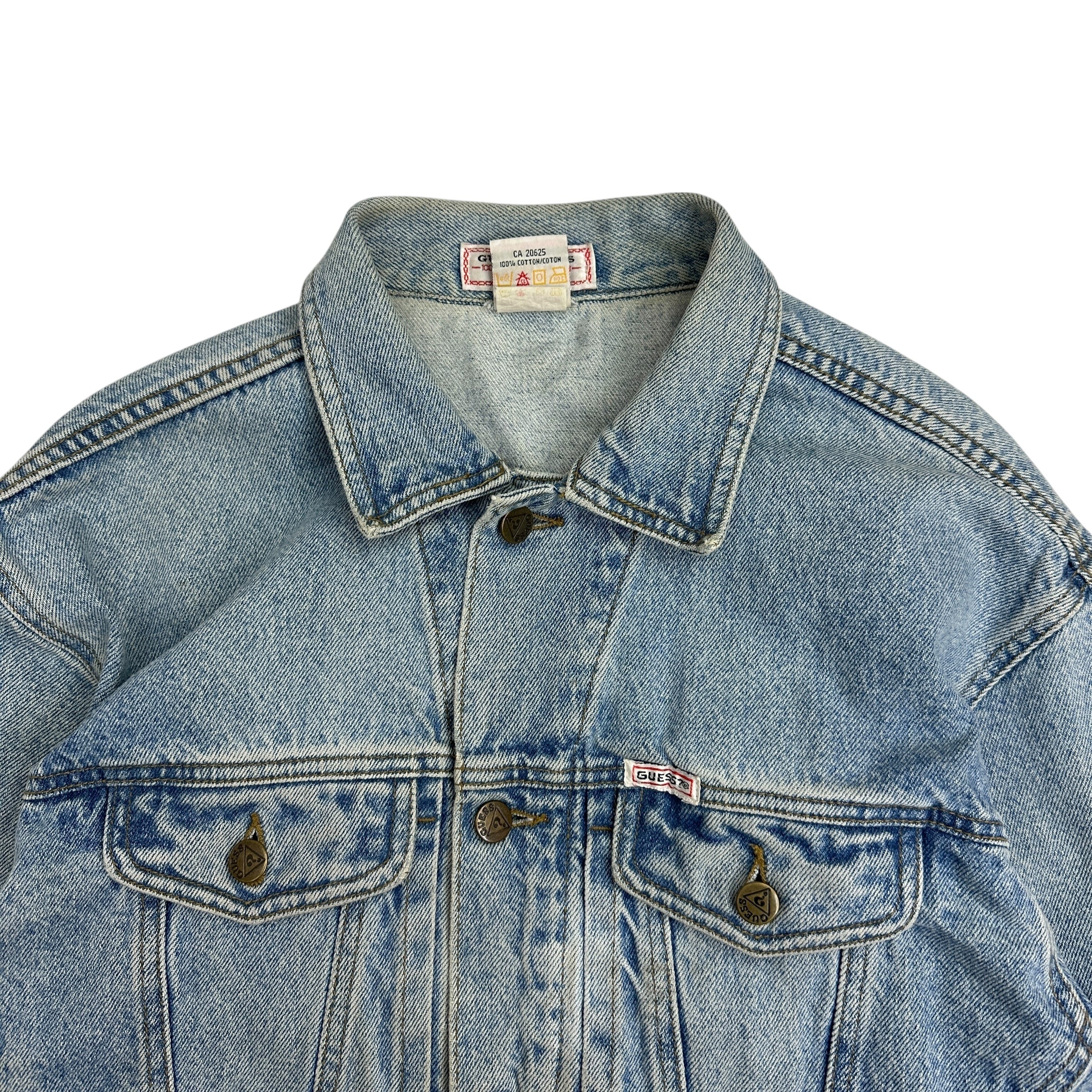 Vintage Guess U.S.A Women’s Light Wash Denim Jacket