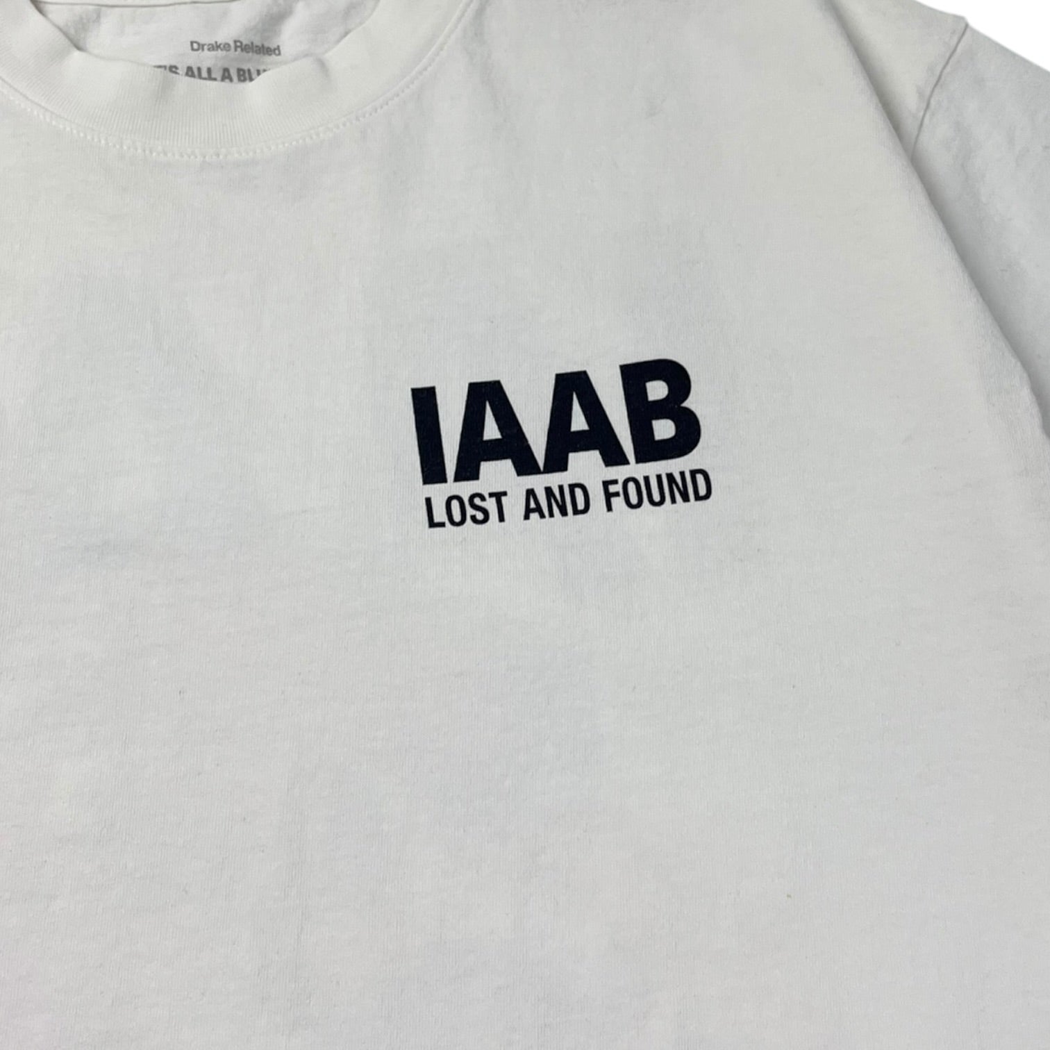 Drake Related "It's All A Blur" Tour "Lost and Found" T-Shirt