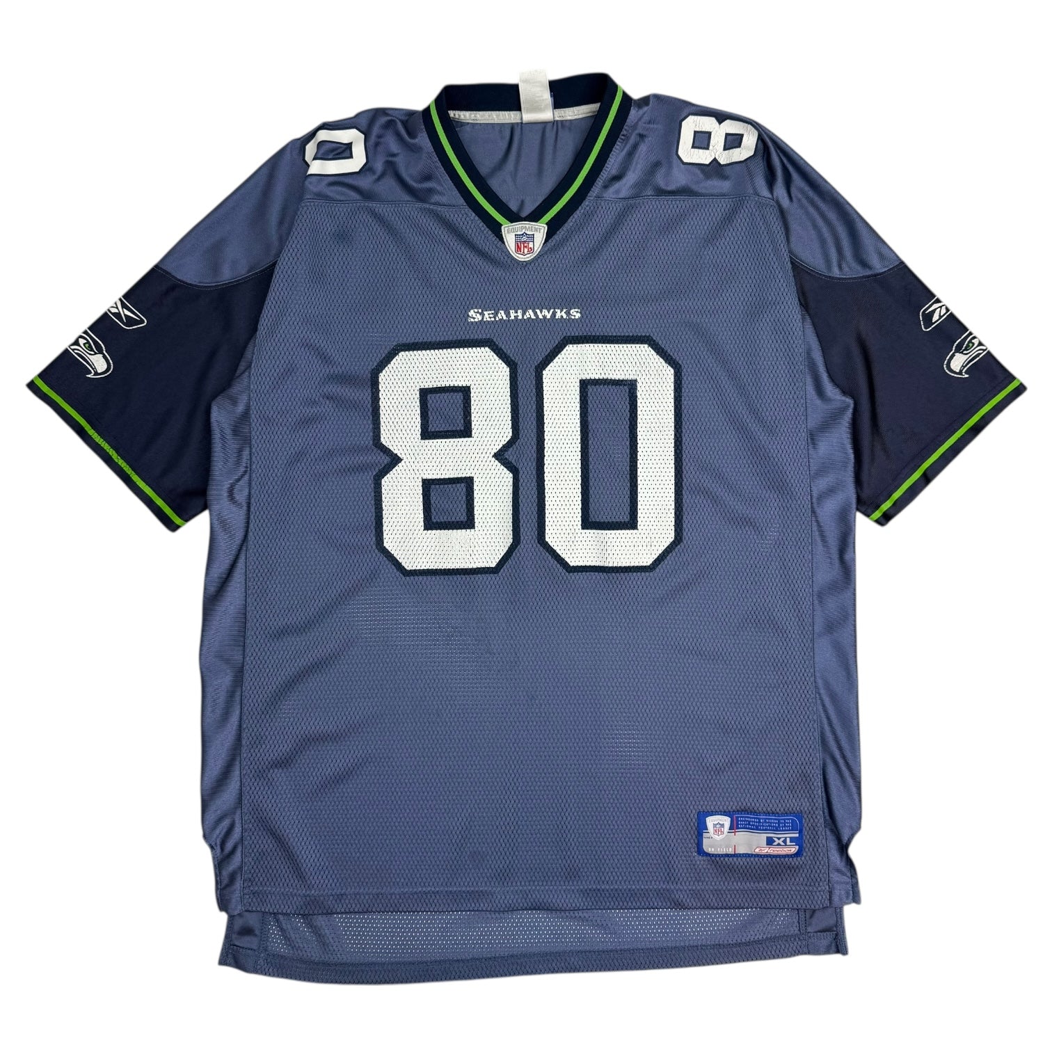 Vintage Reebok Seattle Seahawks Jerry Rice Home Jersey Blue