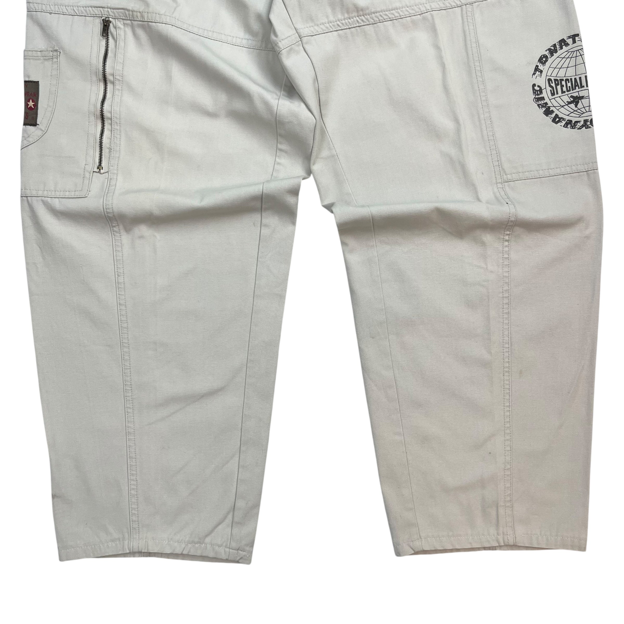 Vintage Jonathan G Cargo Pants White