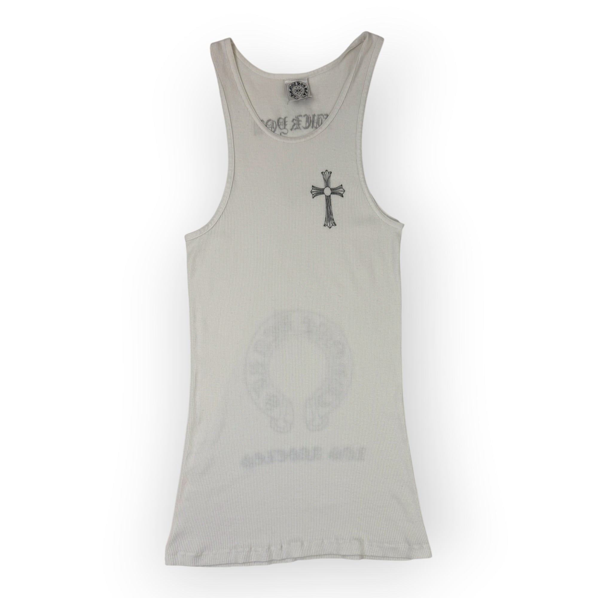 Vintage Chrome Hearts Los Angeles Tank Top White