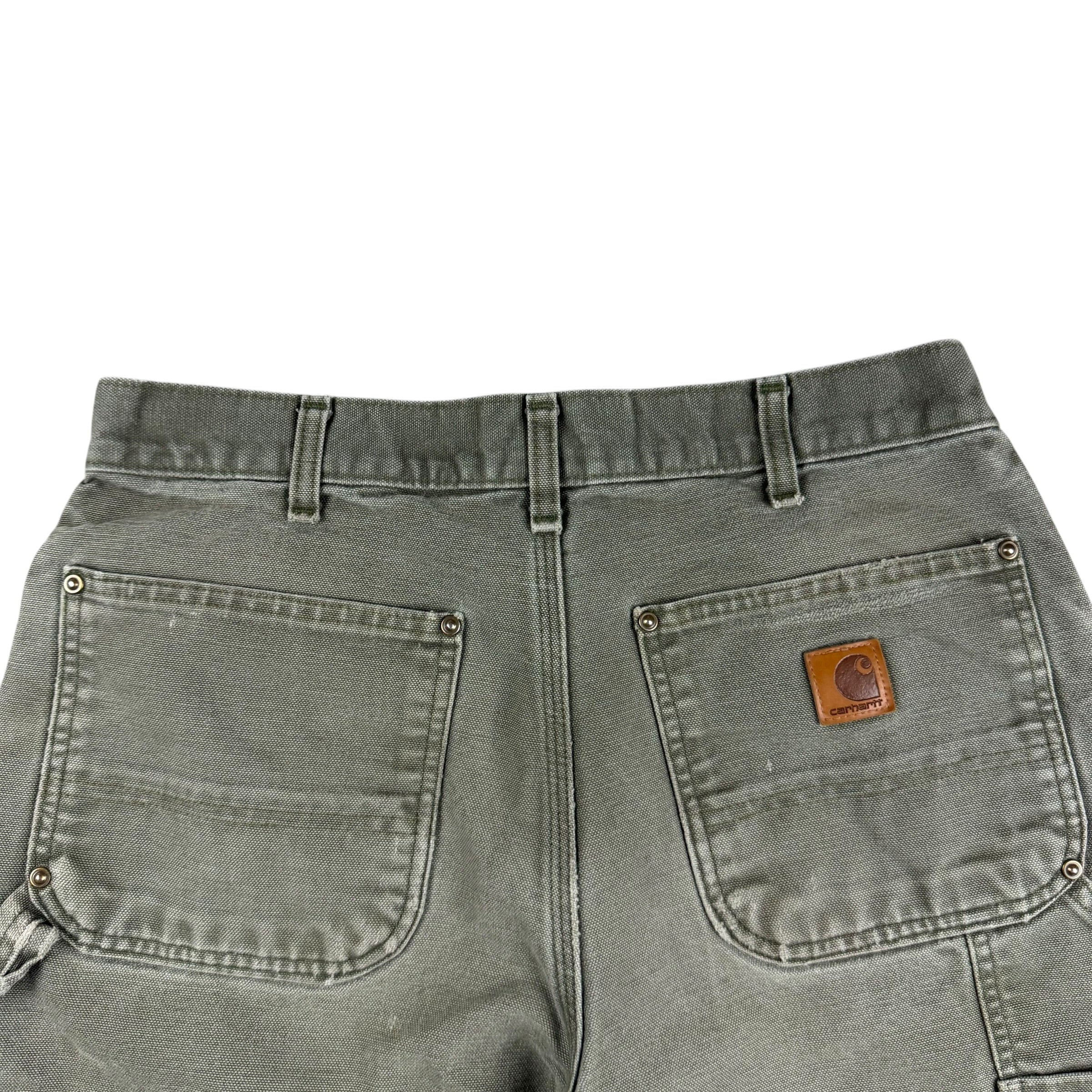 Vintage Carhartt Double Knee Pants Green
