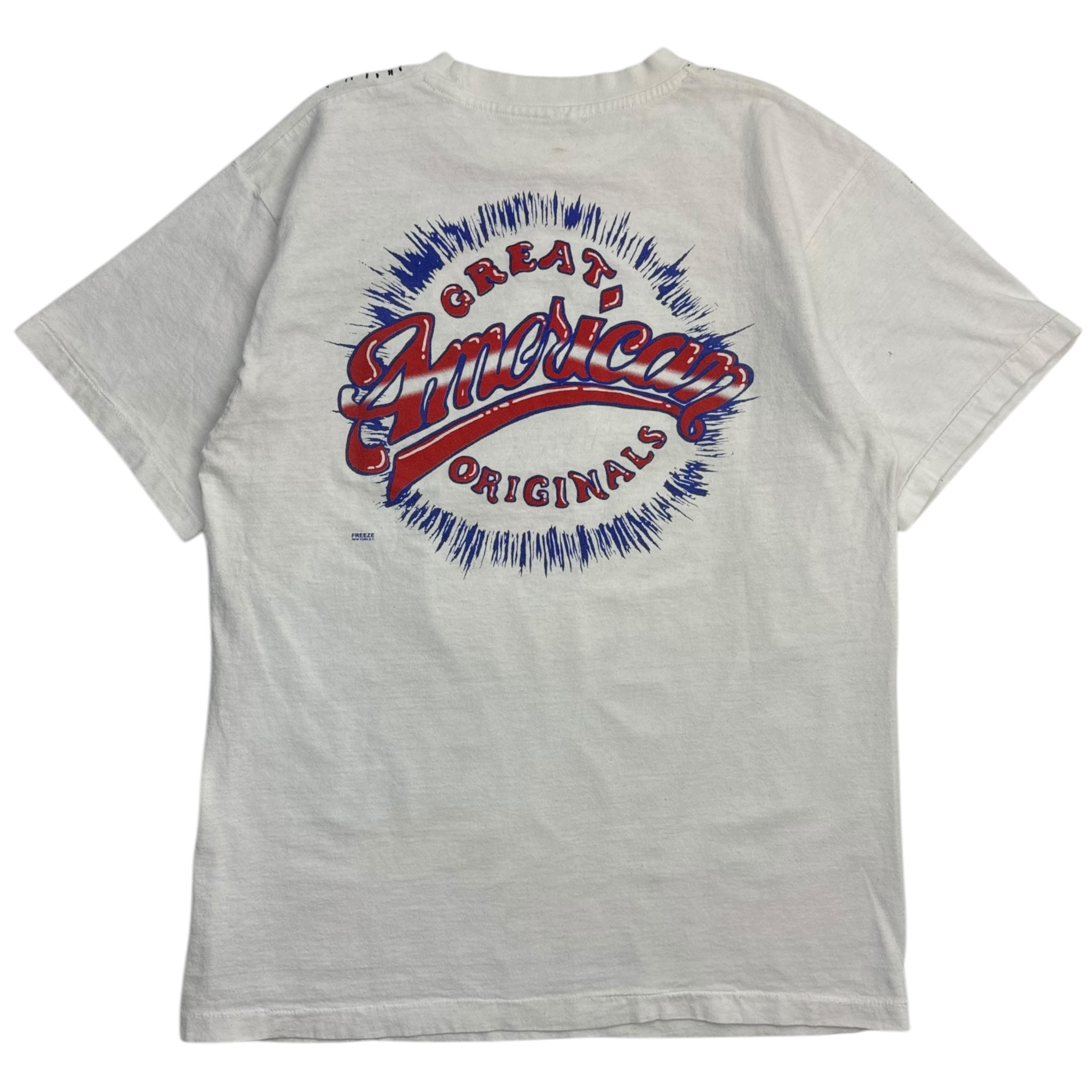 1997 Taz American Flag T-Shirt