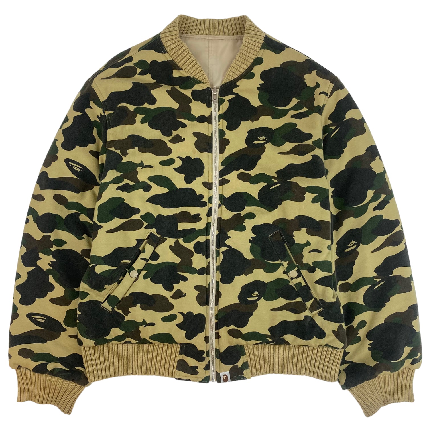 Bape Camo Reversible Bomber Jacket