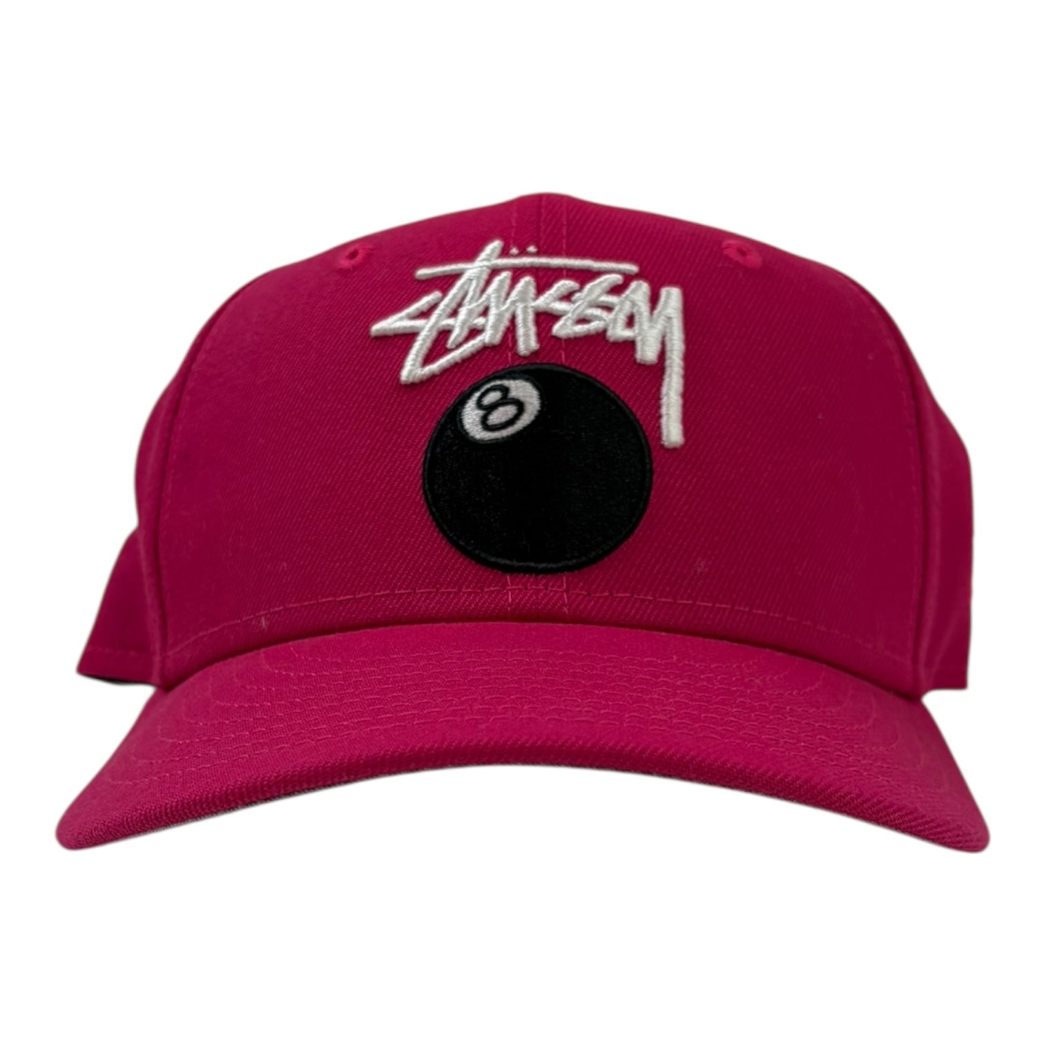 Stussy NewEra 8-Ball Fitted Hat Pink