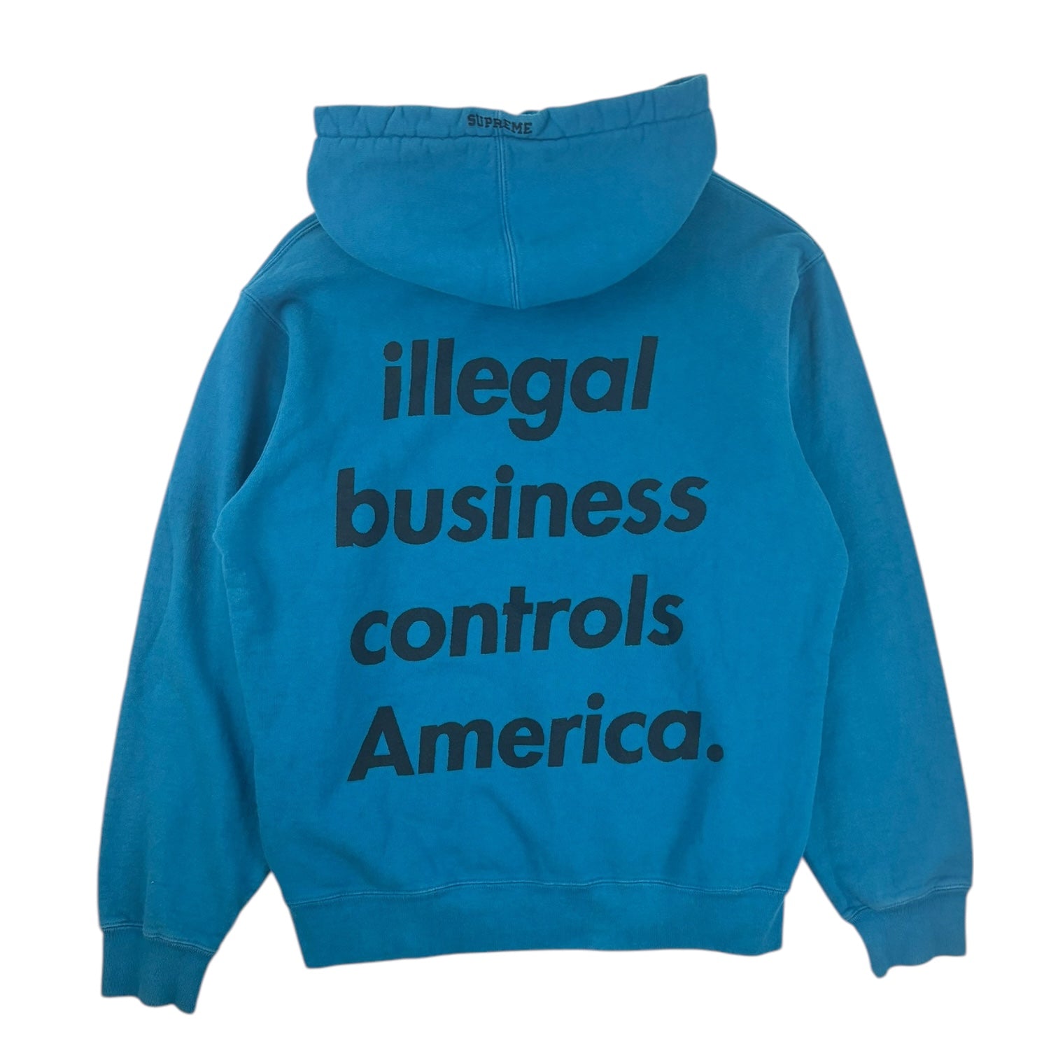 Supreme Illegal Business Hoodie Dark Aqua