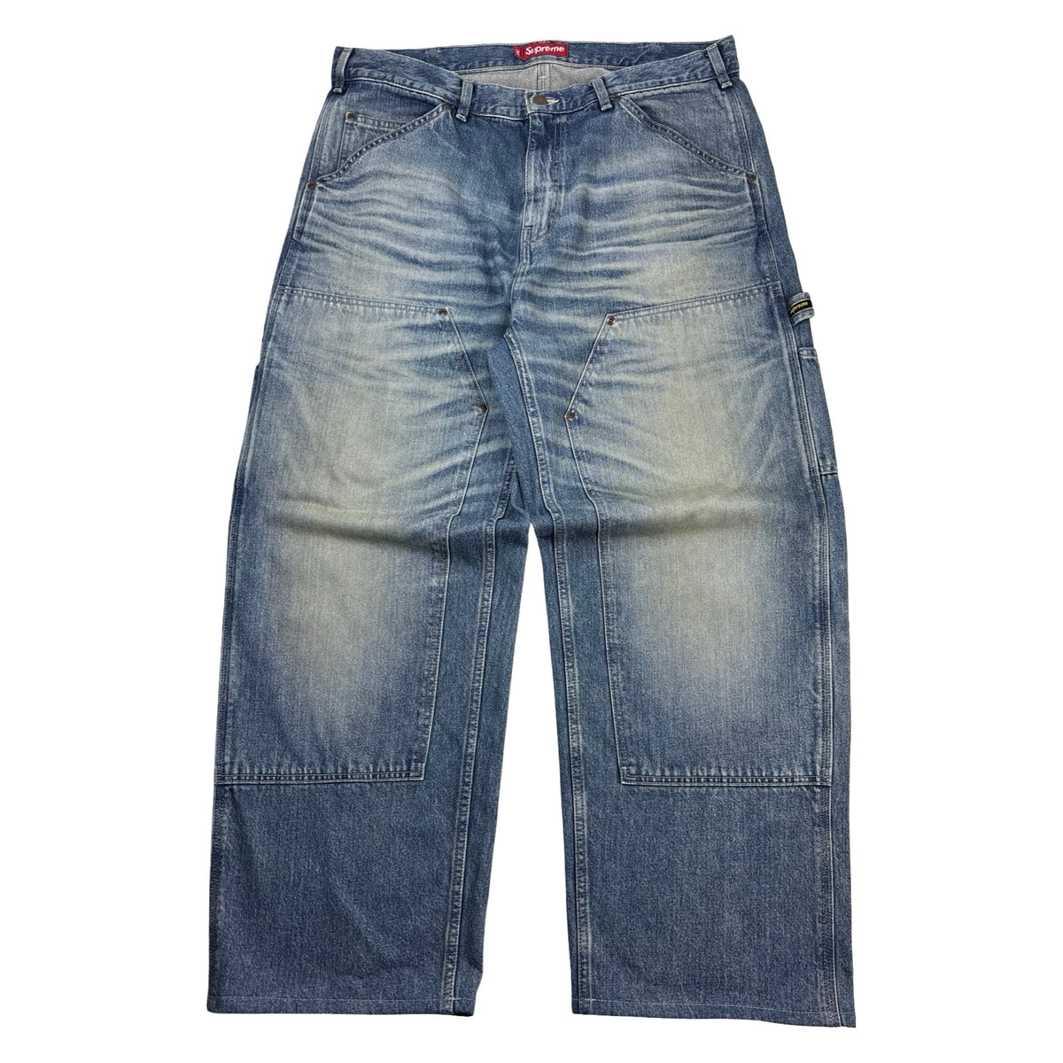 Supreme Worn Double Knee Painter Pant Denim