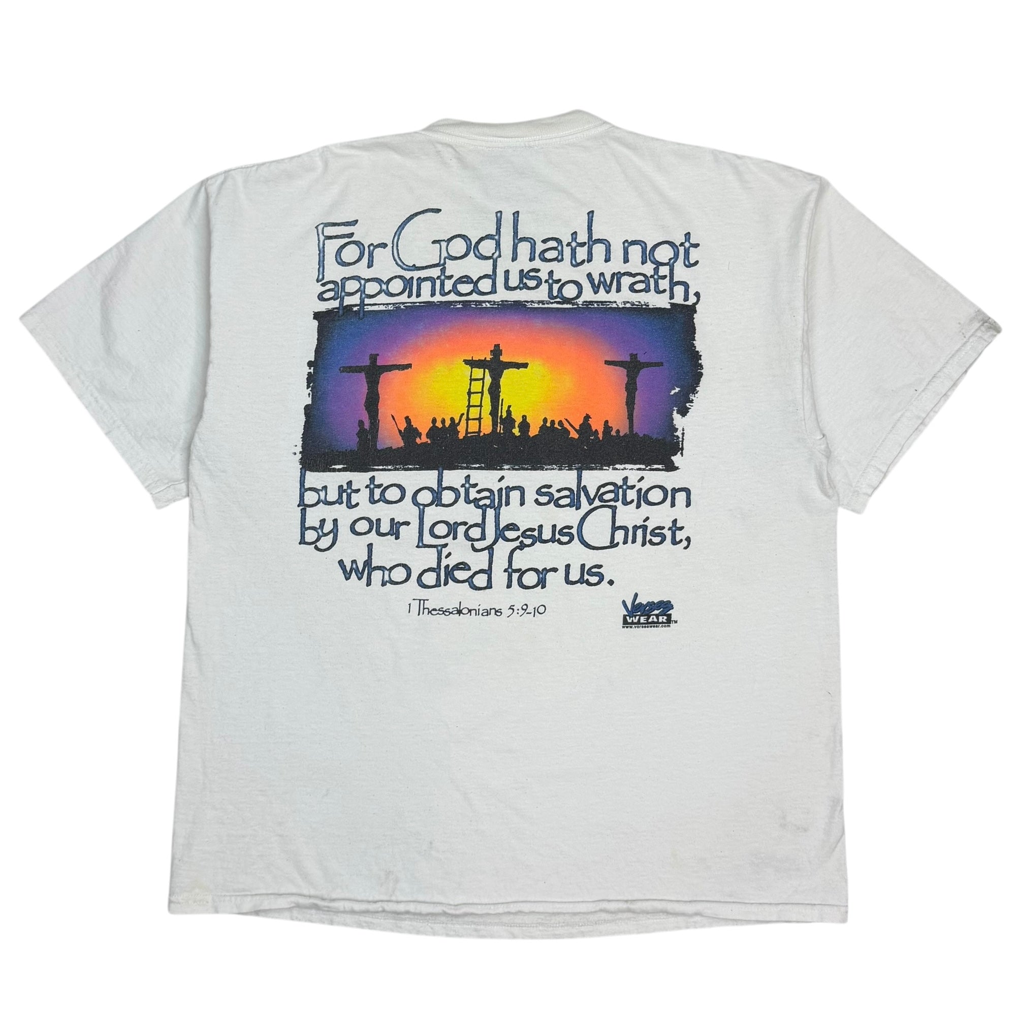 Vintage Jesus Paid It All Tee White