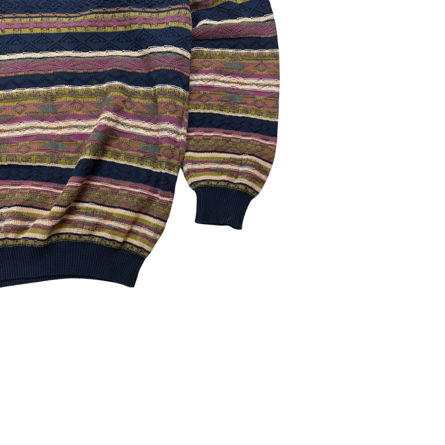 Vintage Tosani Knit Multicolour Stripe Sweater