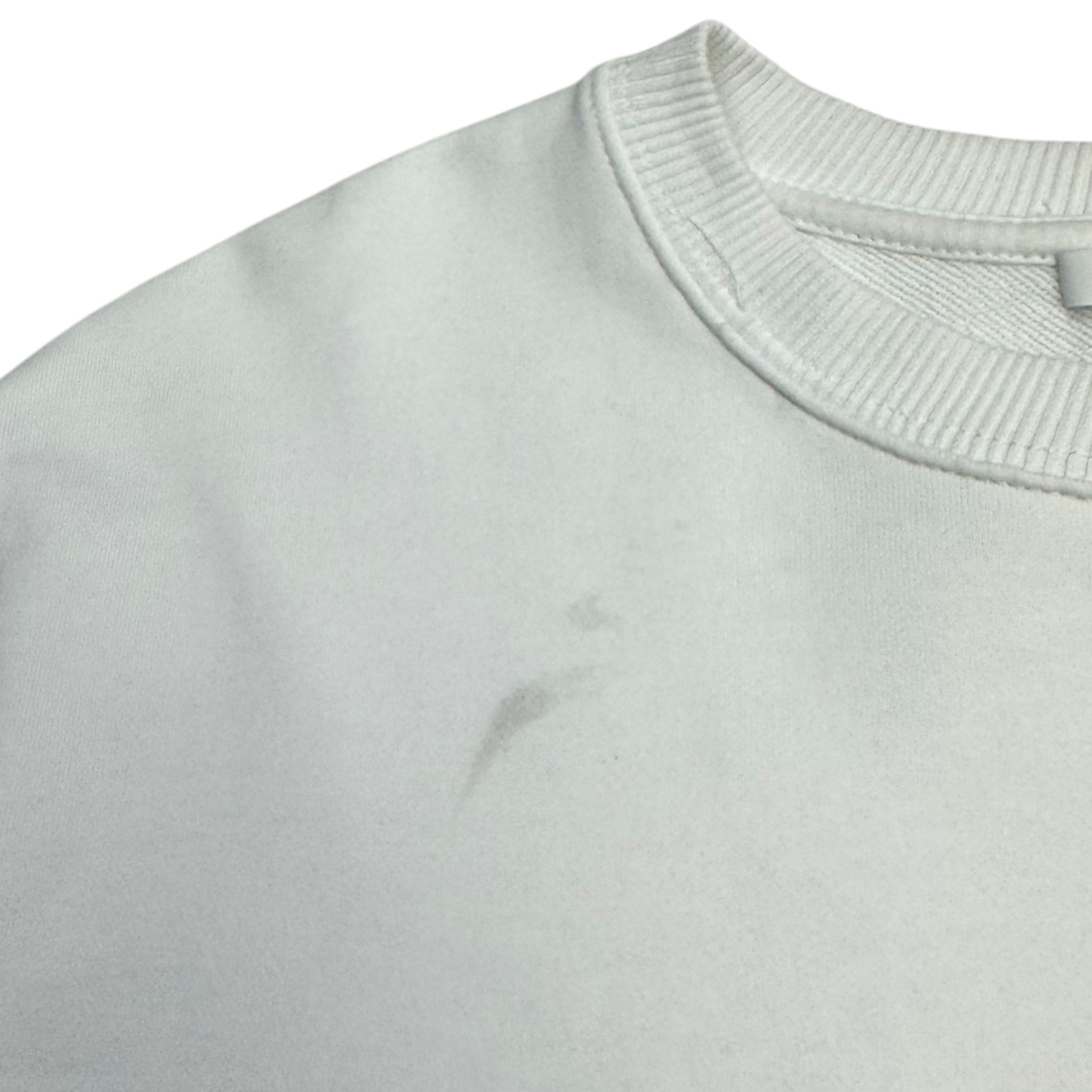 Helmut Lang Core Logo Crew Neck White