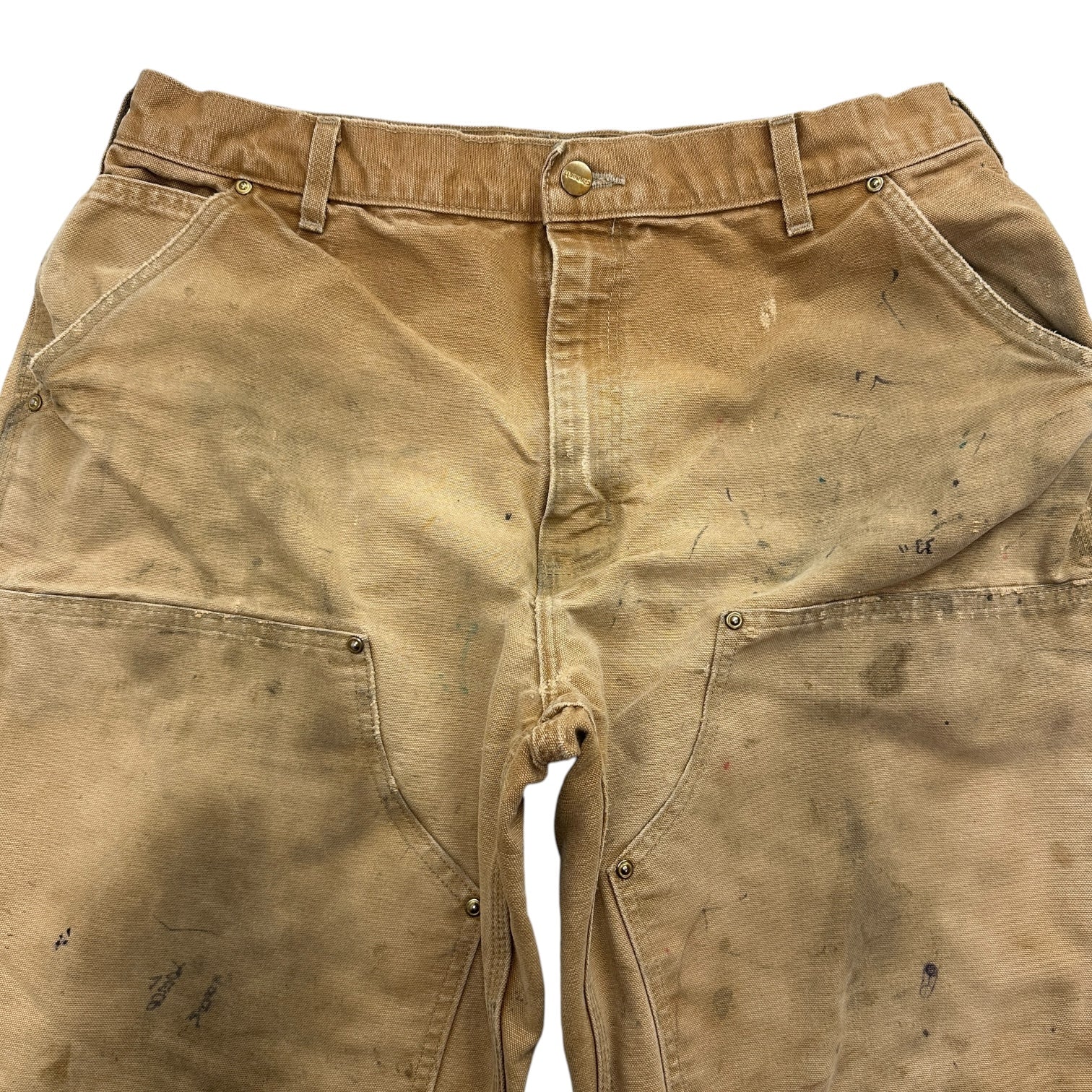 Vintage Carhartt Double Knee Pants Tan