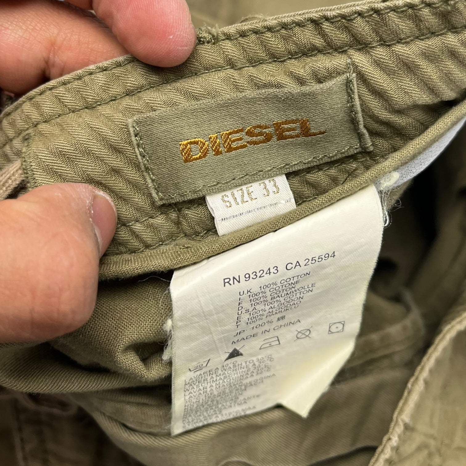 Vintage Y2K Diesel Combat Cargos