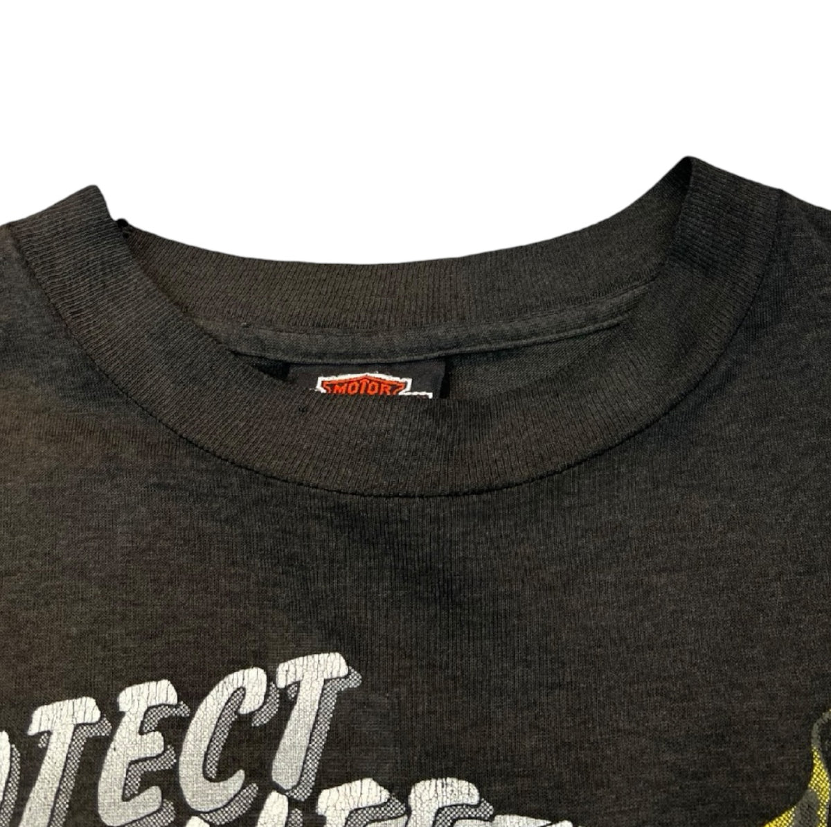 Vintage 1991 Harley Davidson 3D Emblem Daytona Bike Week Tee Black