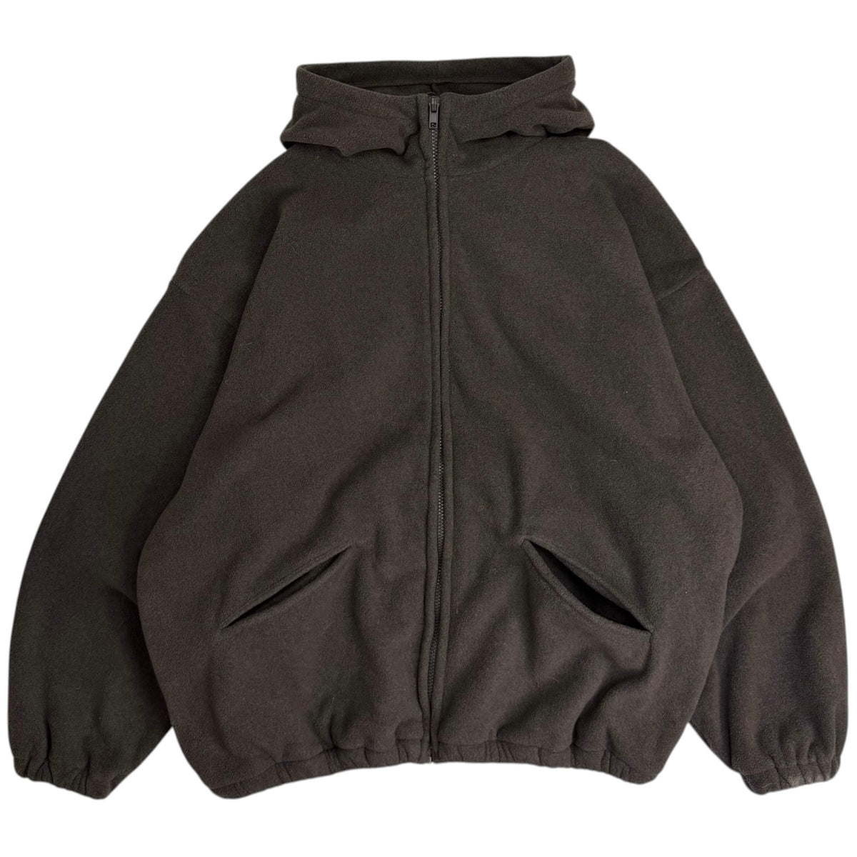 Yeezy JC-03 Polar Fleece Zip Hoodie Brown