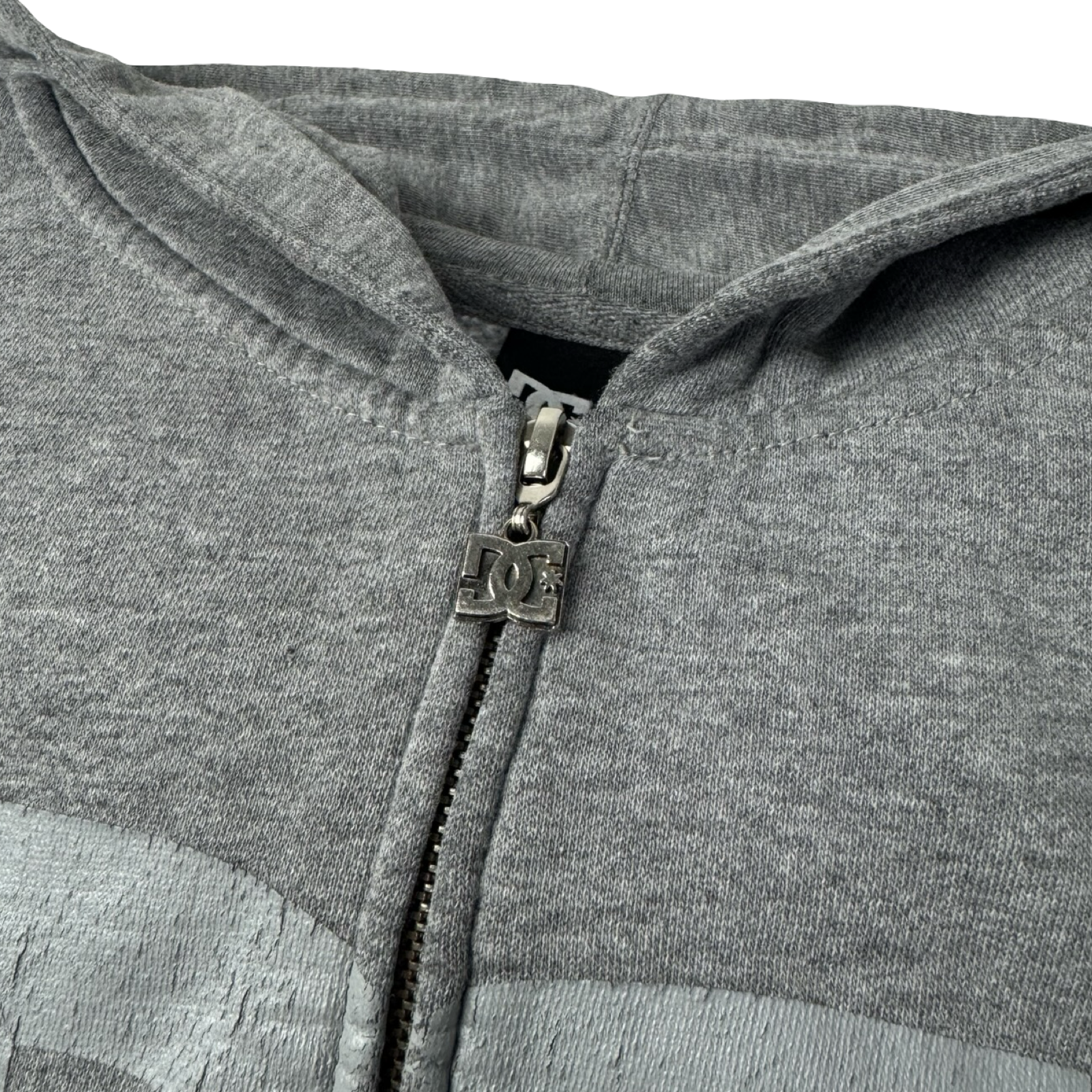 Vintage DC Shoe Co. Zip Up Hoodie Grey