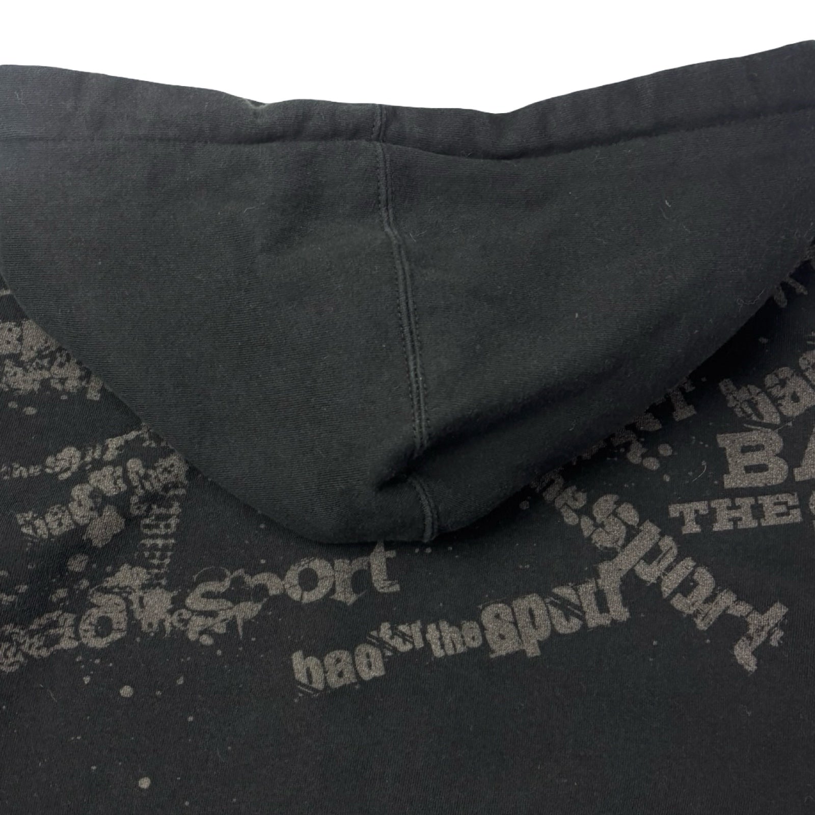 Vintage Tapout 'Bad For The Sport' Zip Up Hoodie Black