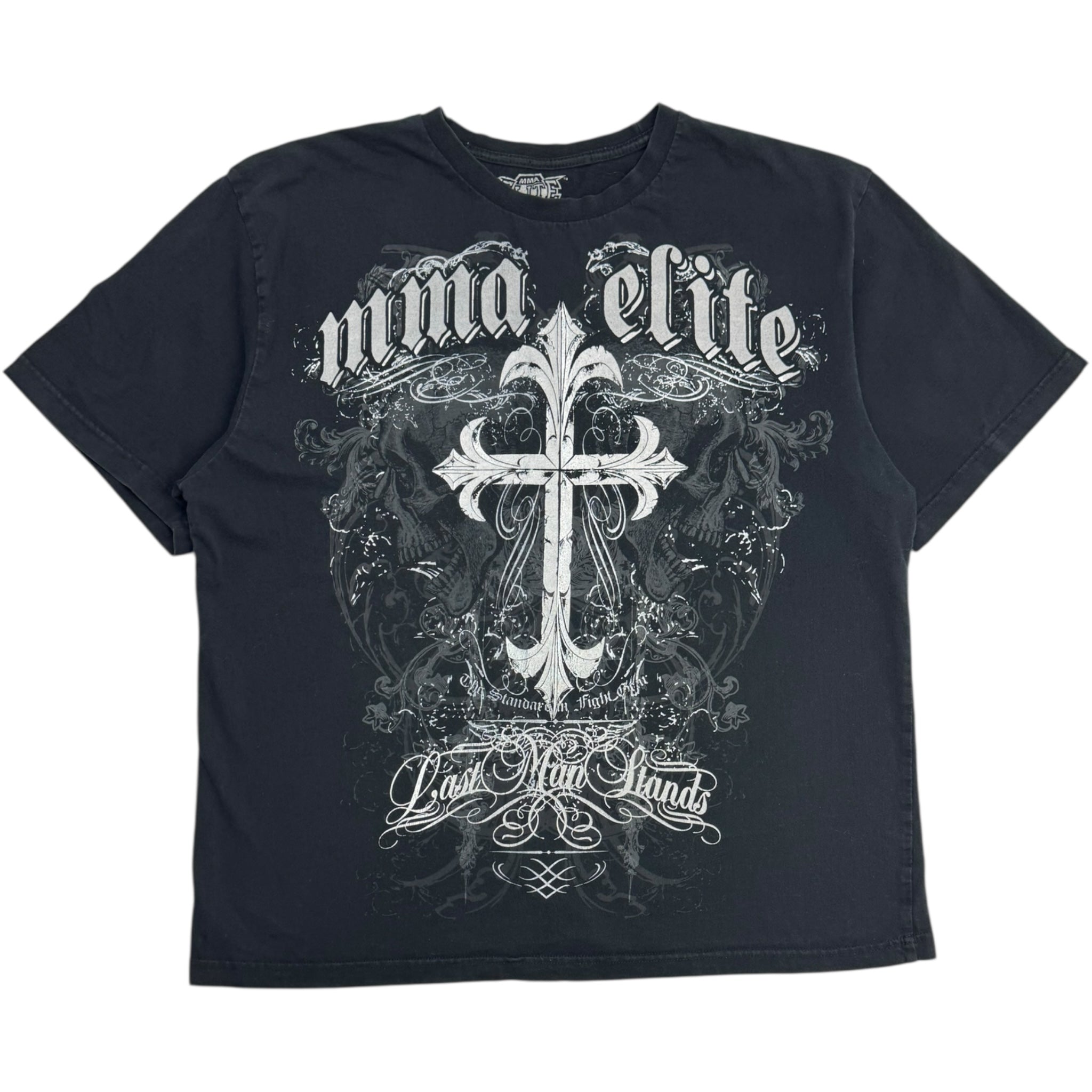 Y2K MMA Elite Goth Cross T-Shirt