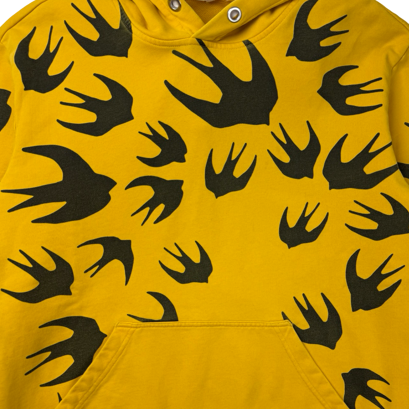 McQ Alexander McQueen Swallow Hoodie Yellow