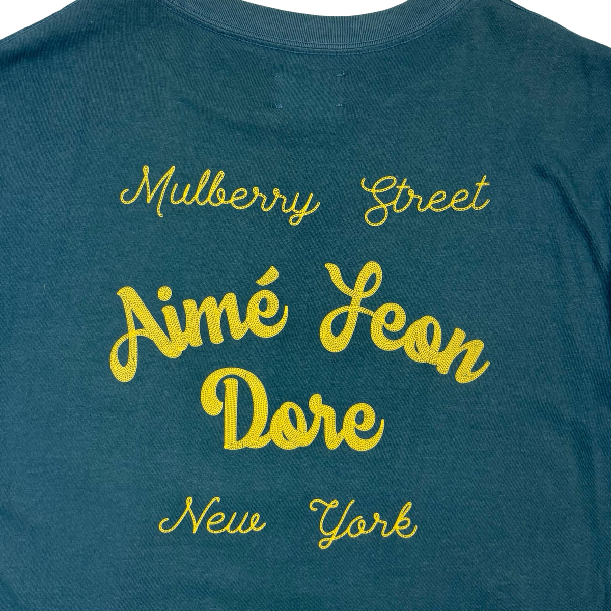 Aime Leon Dore Printed Chain Stitch Tee Blue