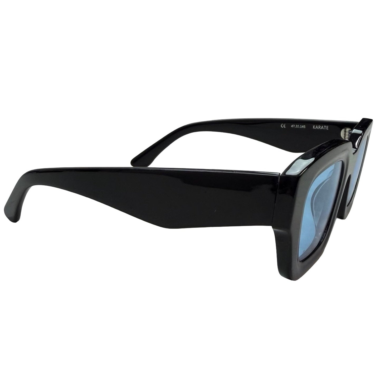 (W) Bonnie Clyde Karate Sunglasses Black/Blue