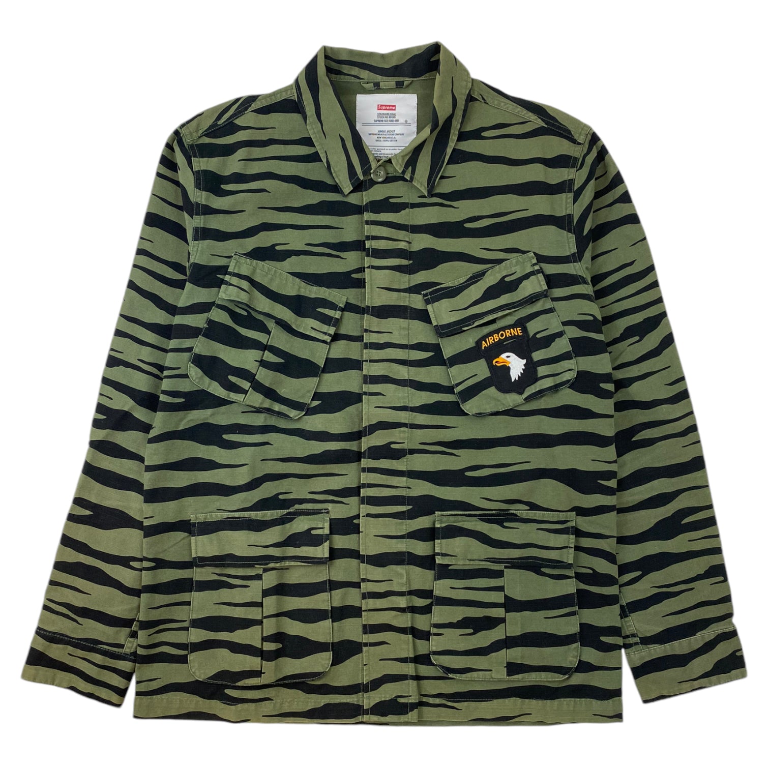 2011 Supreme Jungle Airborne Jacket Green