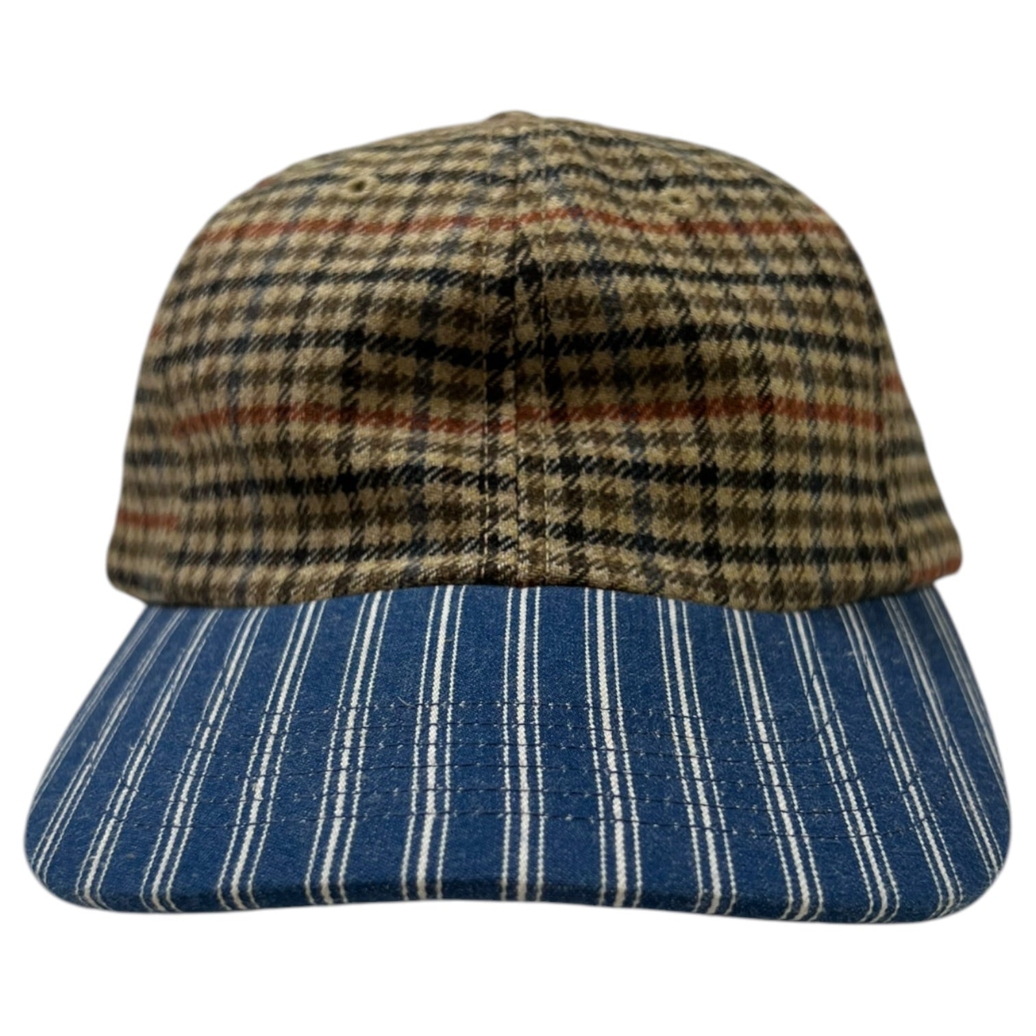 Noah Baseball Cap Plaid Brown