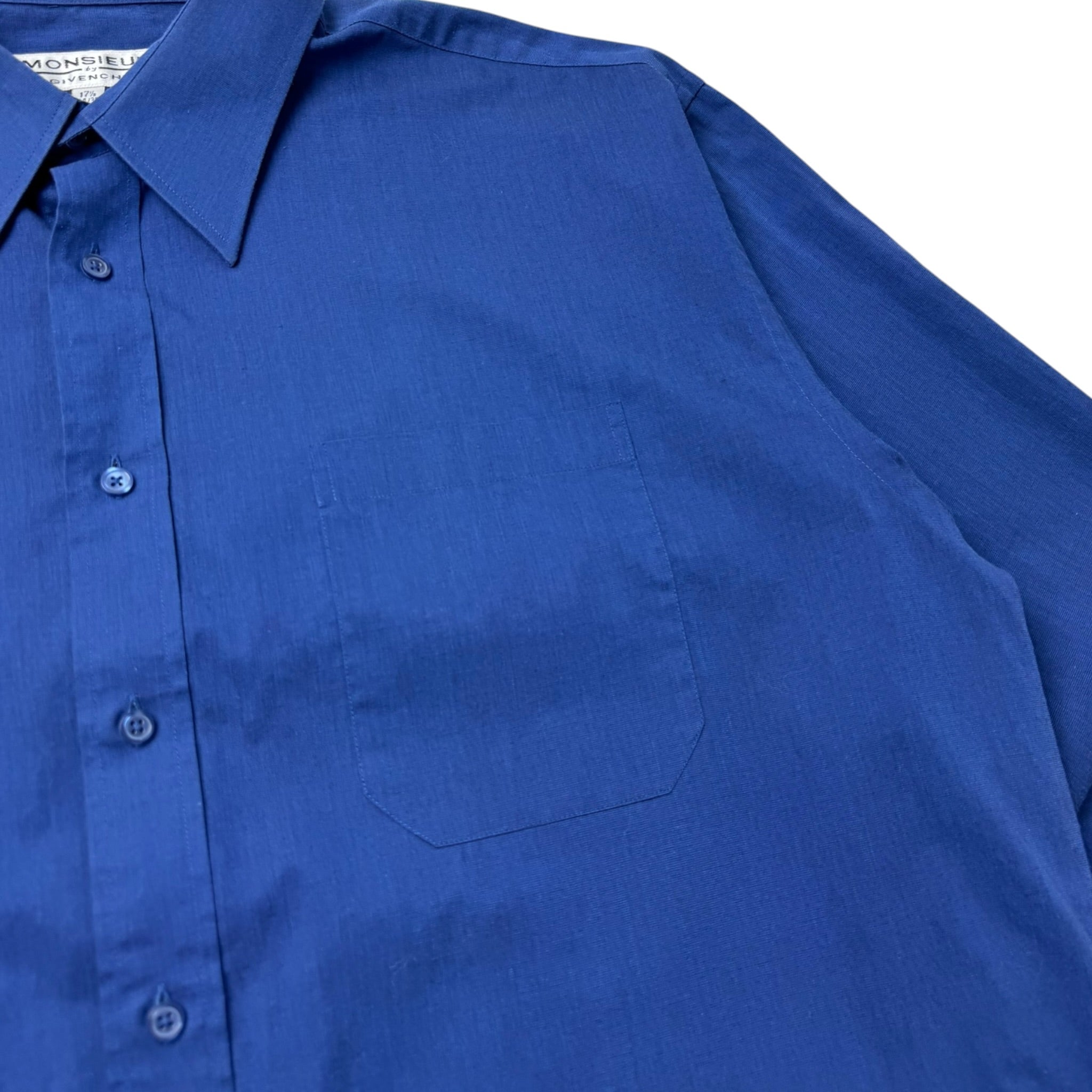 Vintage Givenchy Button Up Deep Blue