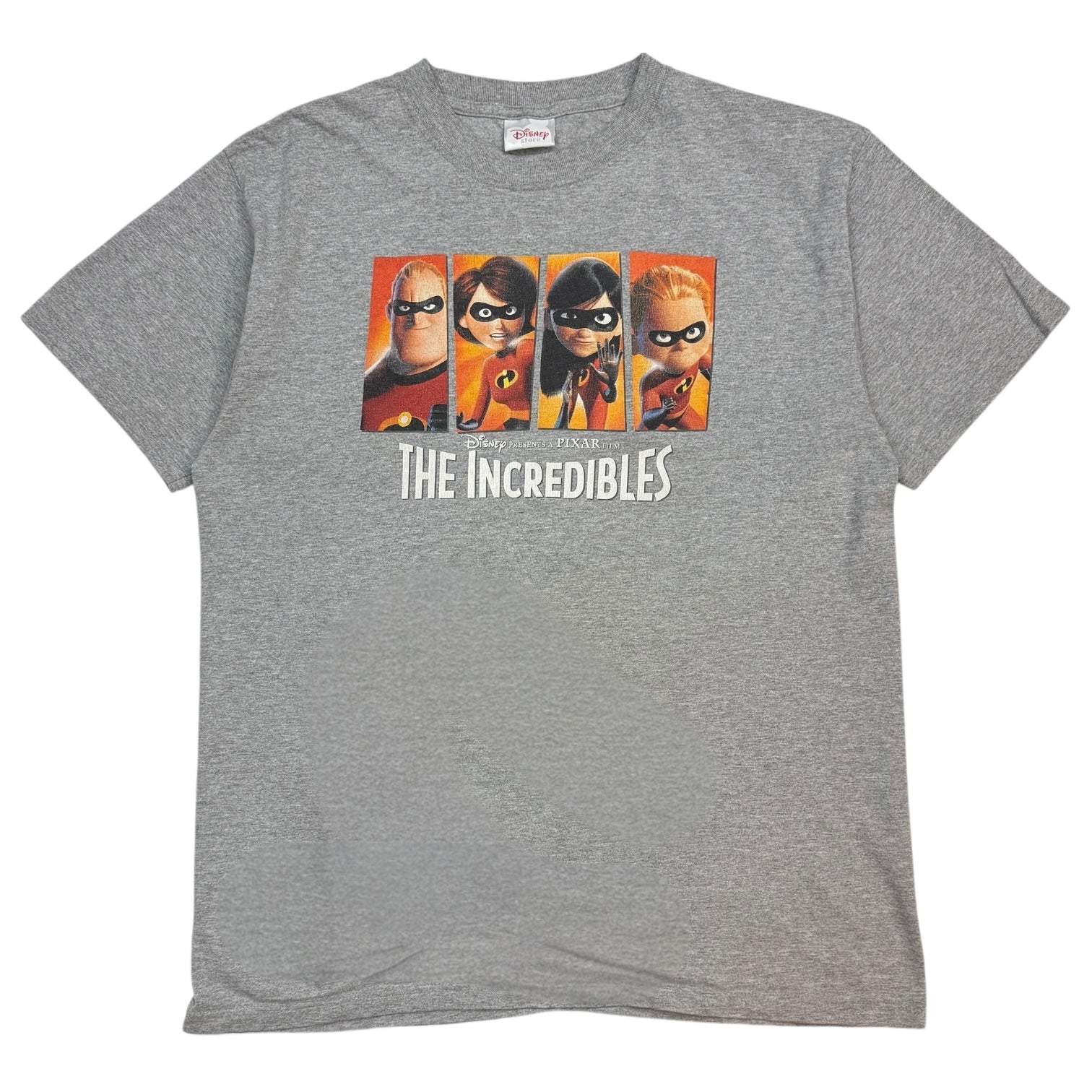 Vintage Pixar The Incredibles Tee Grey