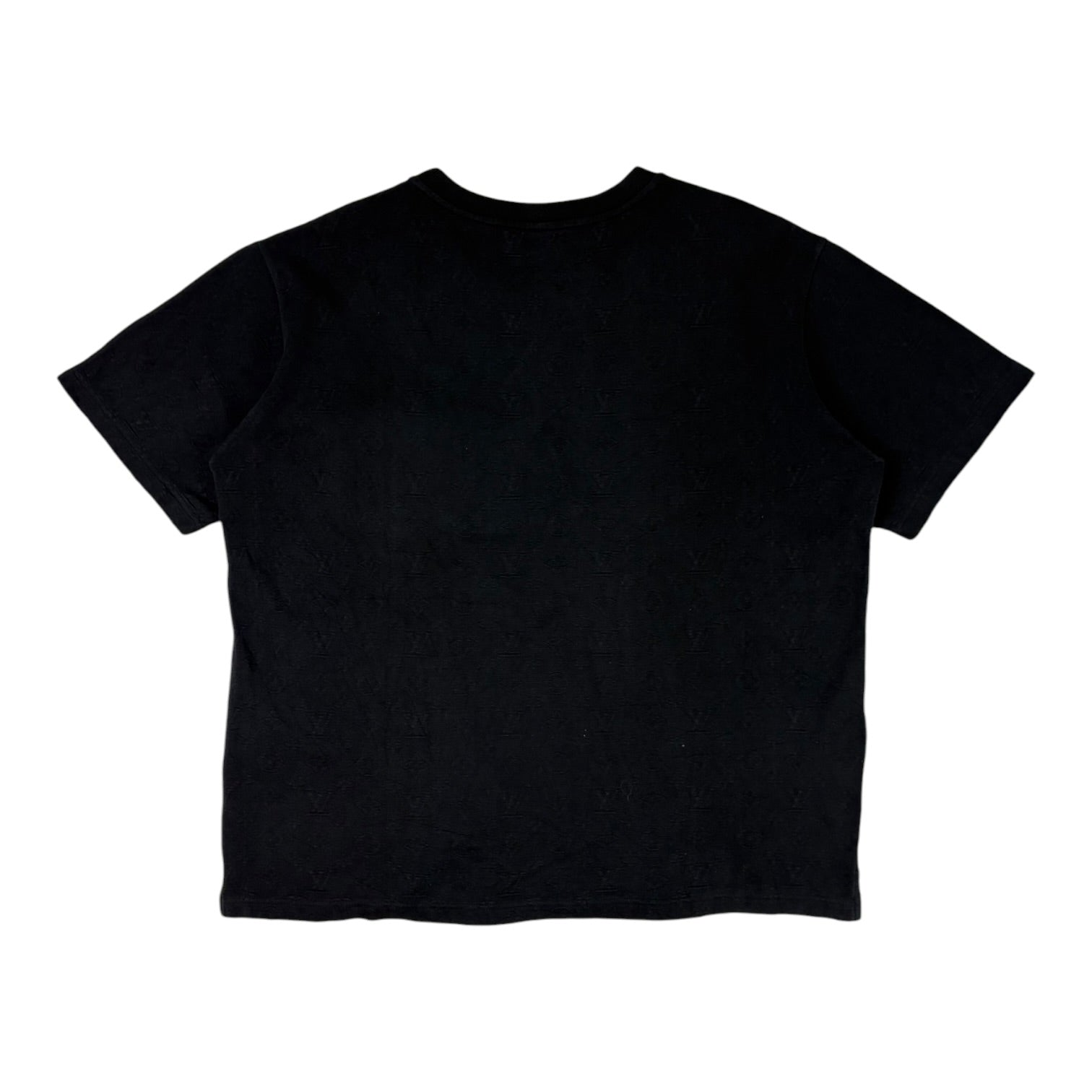 Louis Vuitton Signature 3D Monogram Pocket Tee Black