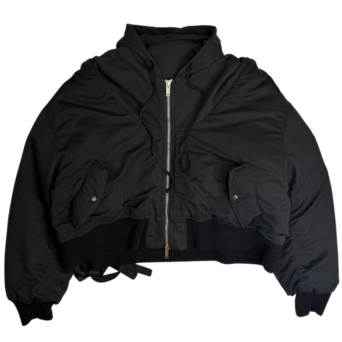 Ben Tavernettoi Unravel Project Hooded Bomber Jacket