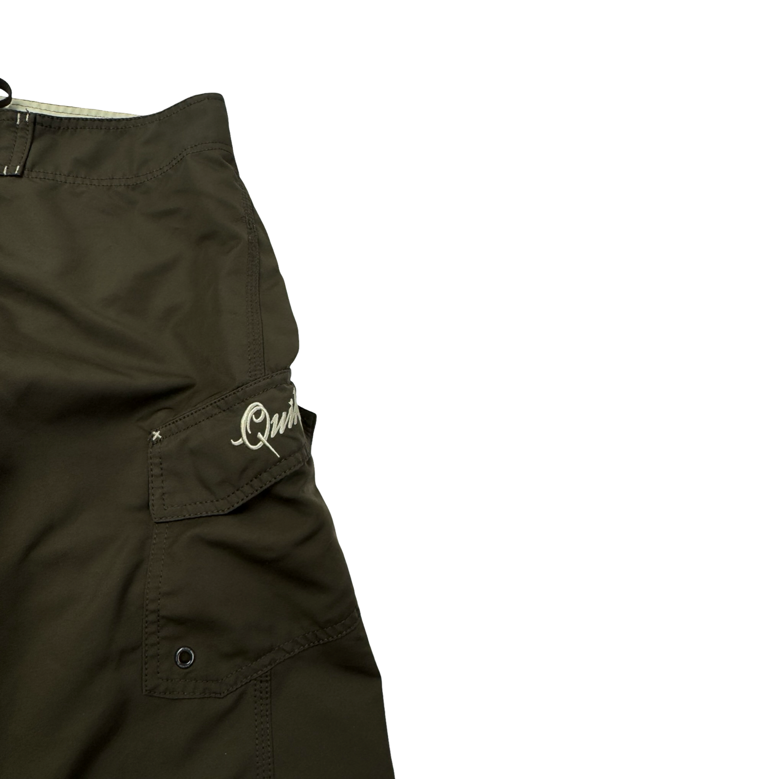 Y2K Quiksilver Surf Board Shorts Green