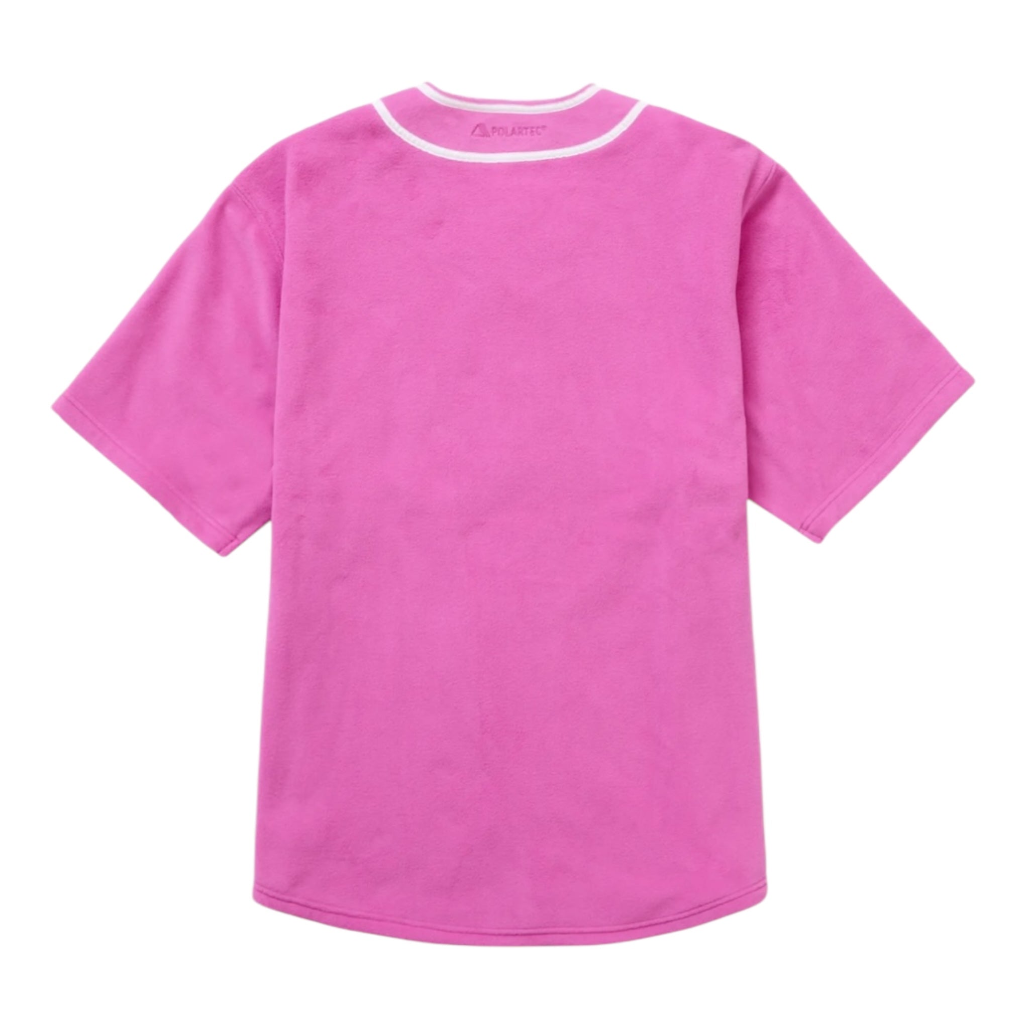 Supreme Polartec Baseball Jersey Pink