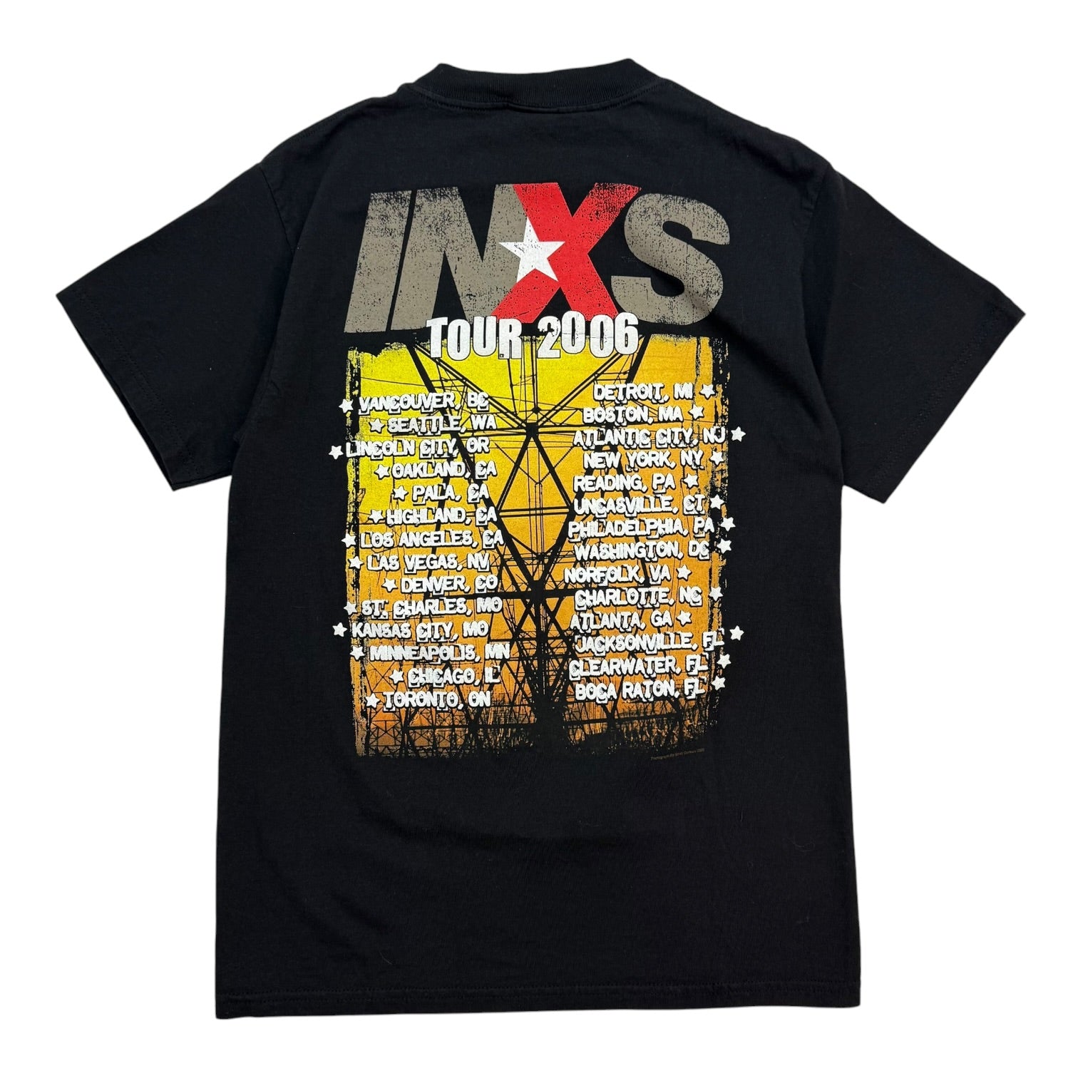Vintage INXS Tour T-Shirt Black
