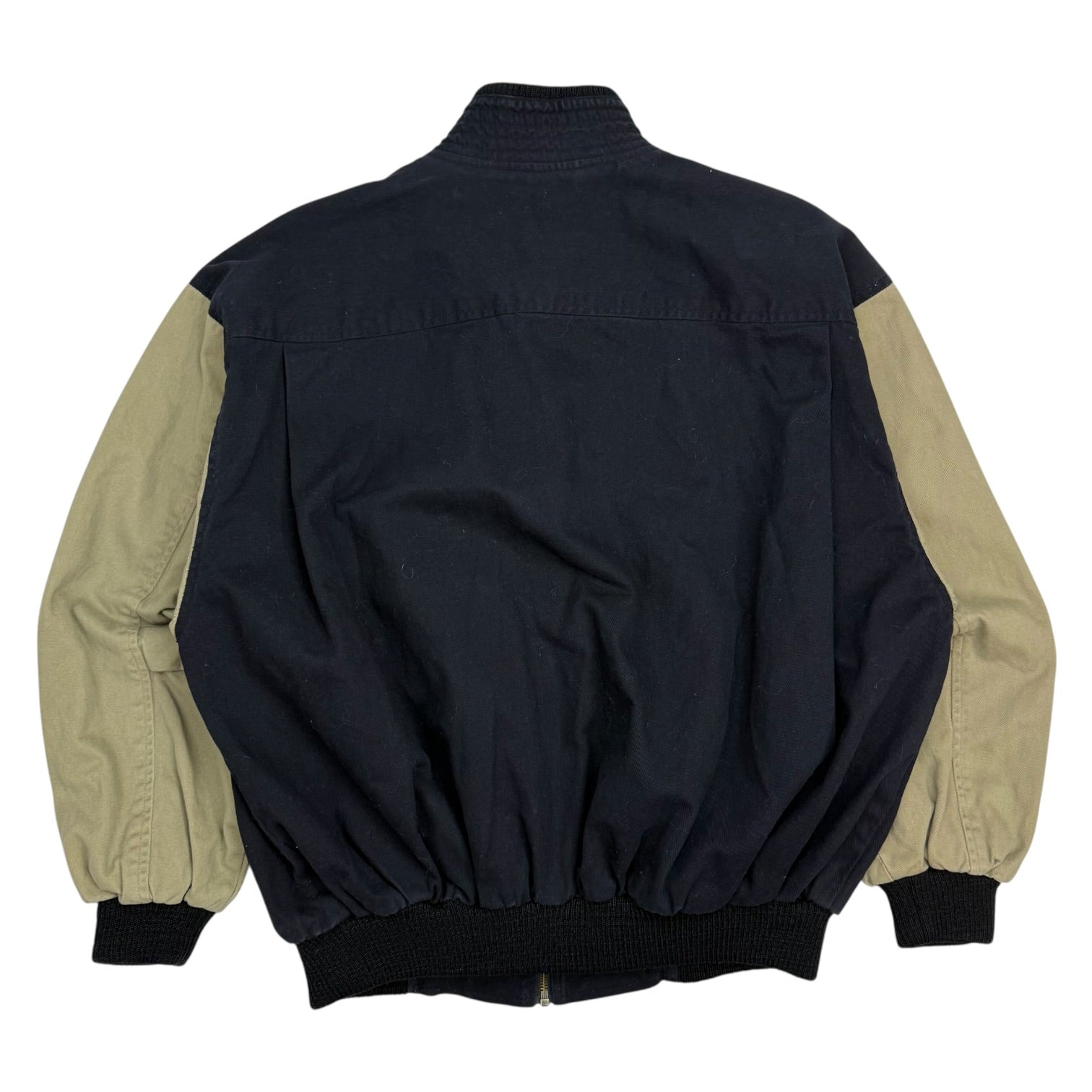 Vintage TSN ‘Stay In School’ Bomber Jacket Navy Blue