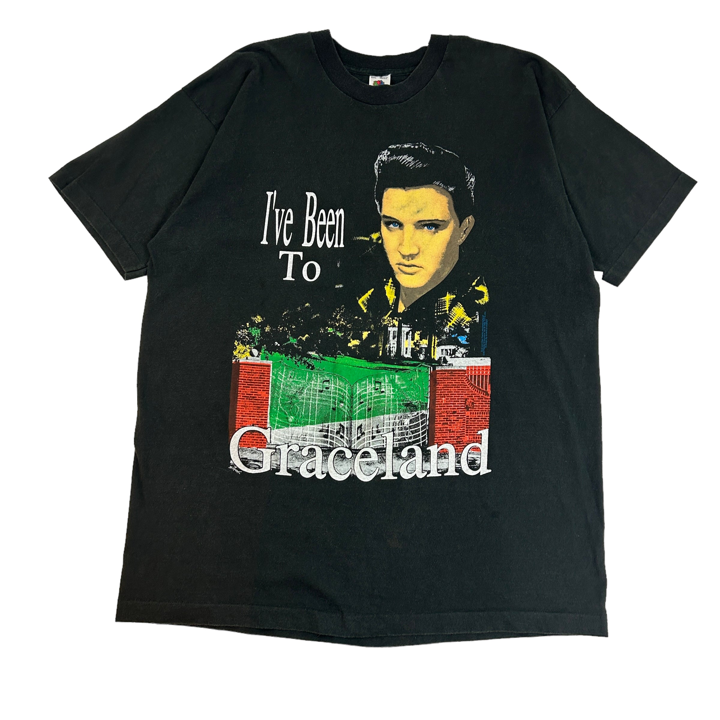 Vintage Elvis Presley Graceland Tee Black