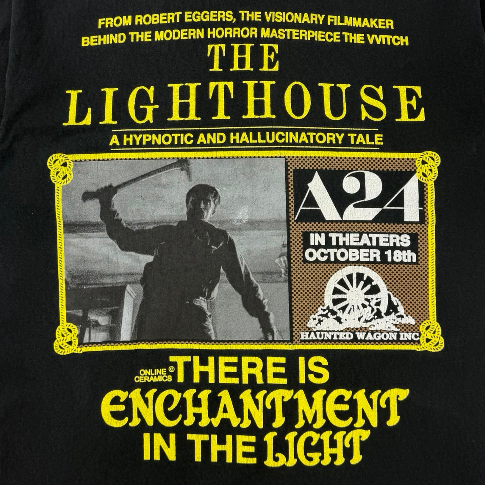 Online Ceramics x A24 The Lighthouse S/S T-Shirt Black