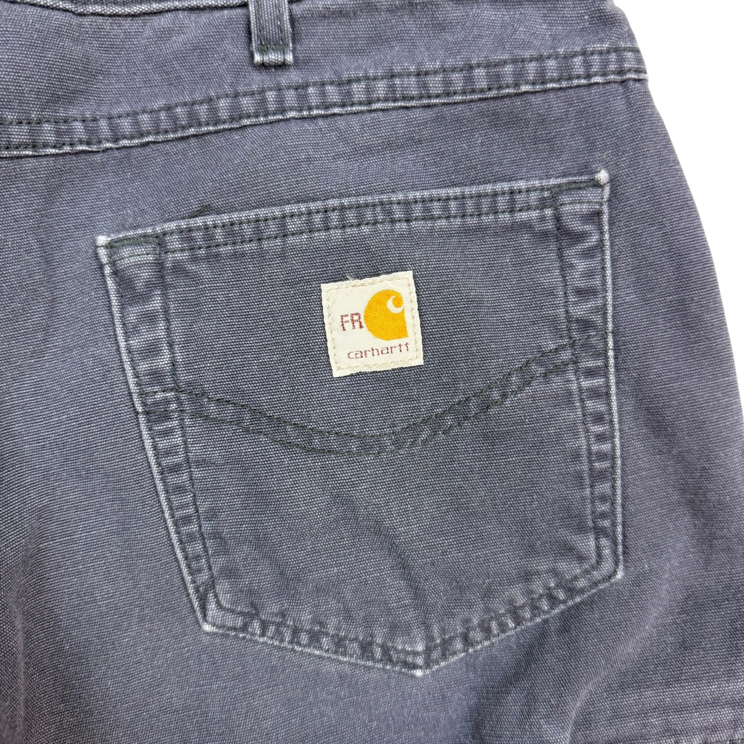 Vintage Carhartt FR Dungaree Pants Navy Blue